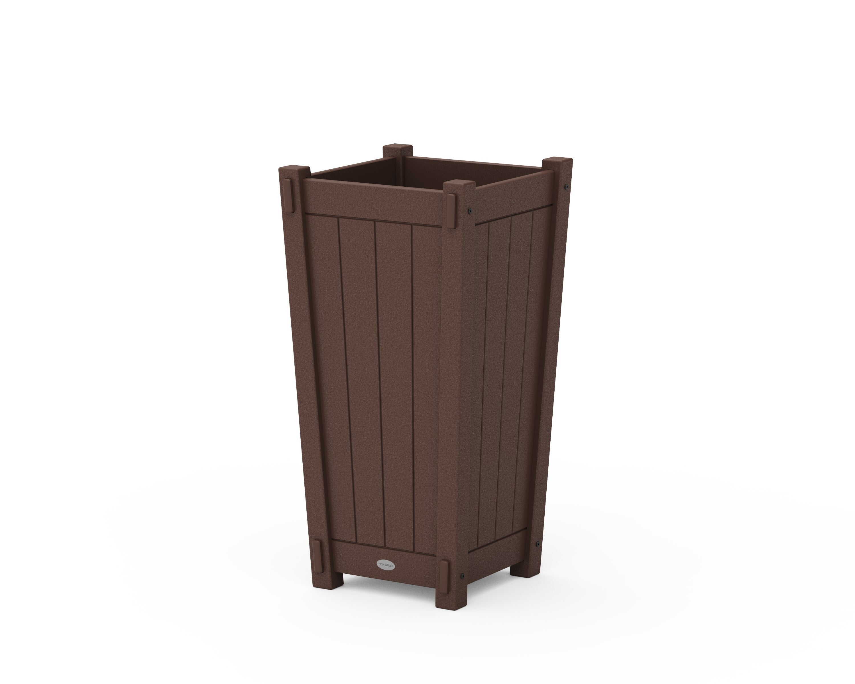 Vineyard Tapered Square Planter Box in Mahogany