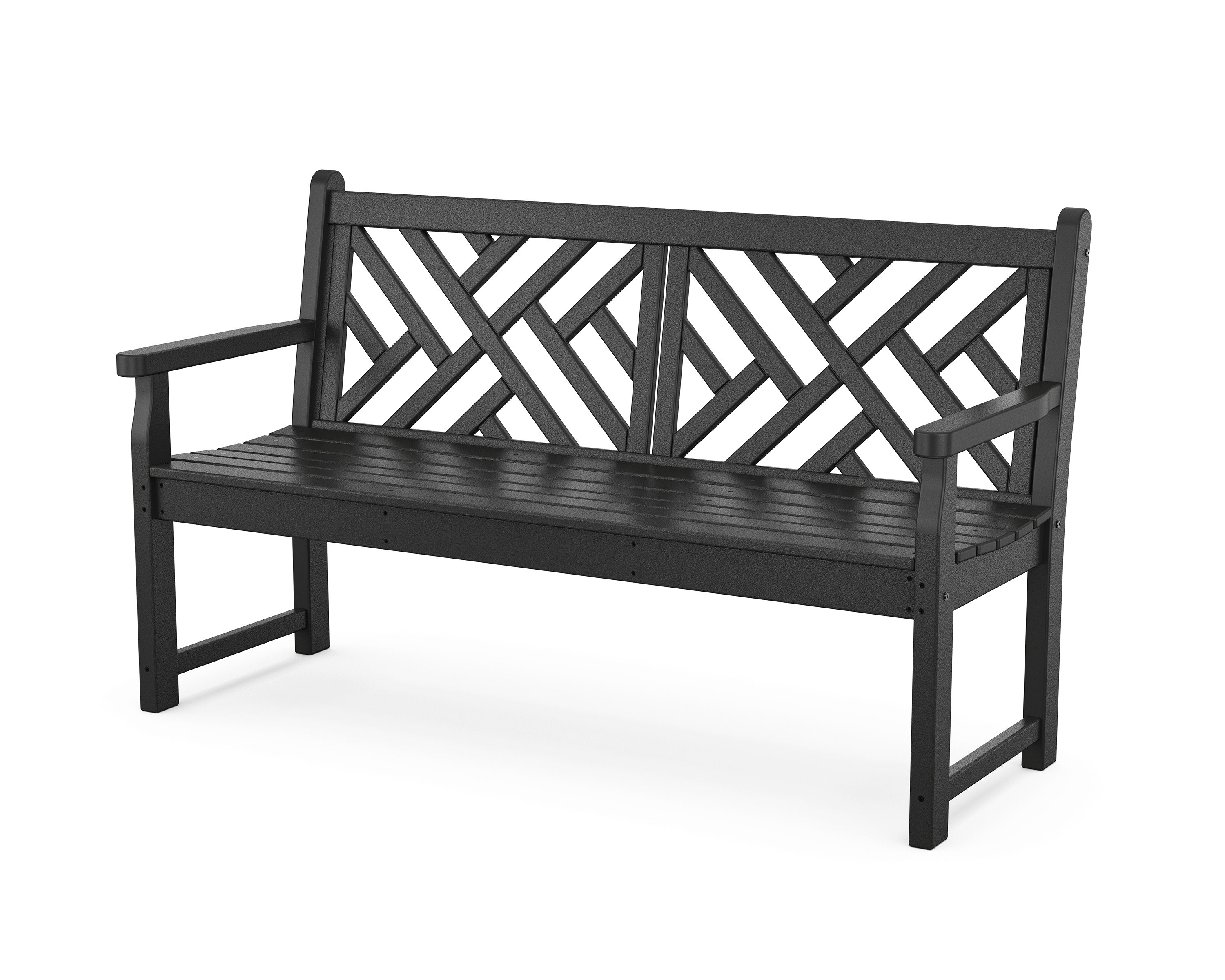Chippendale 60" Bench in Black