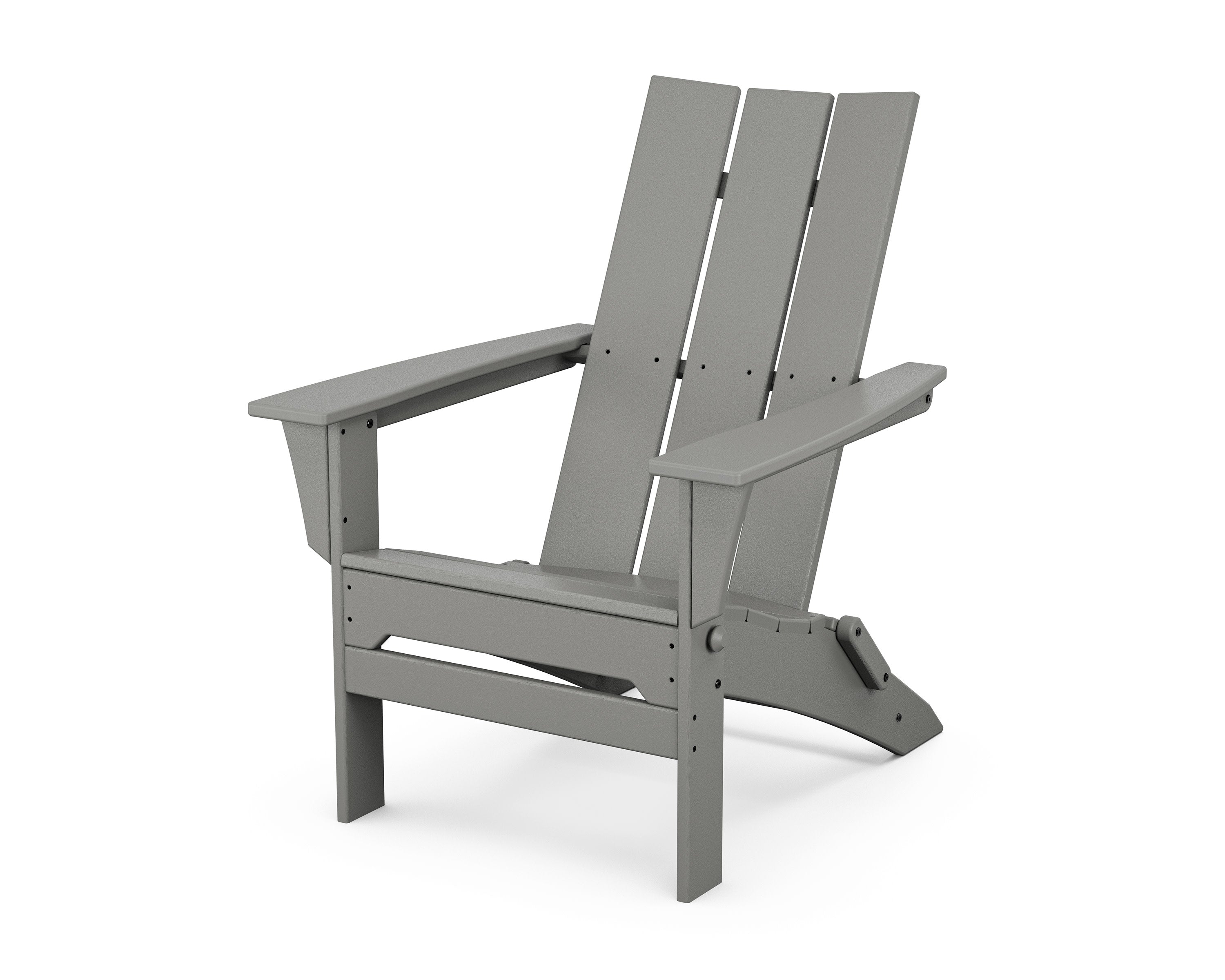 Modern Folding Adirondack in Slate Grey