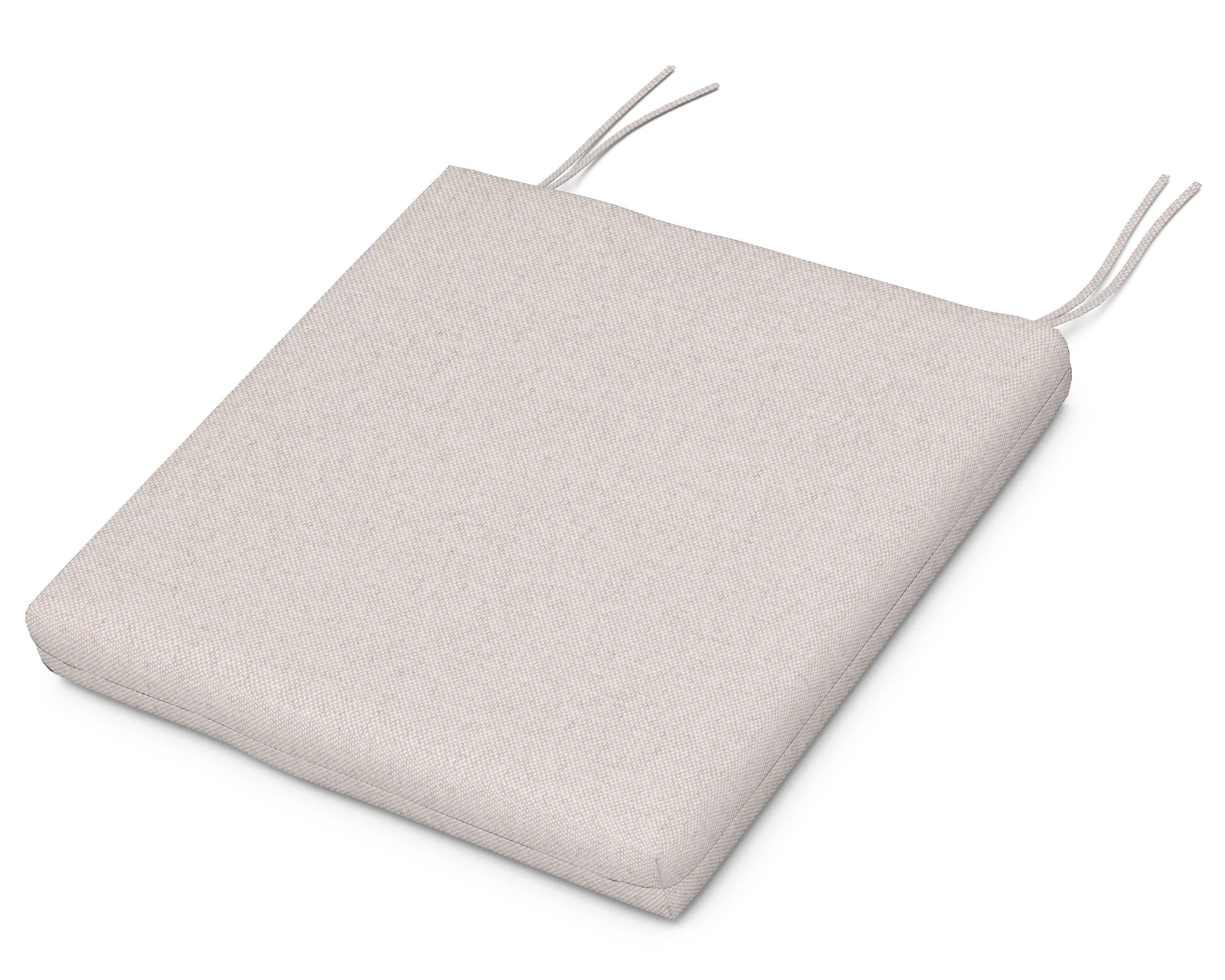 Acadia Dining Arm Seat Pad in Dune Burlap