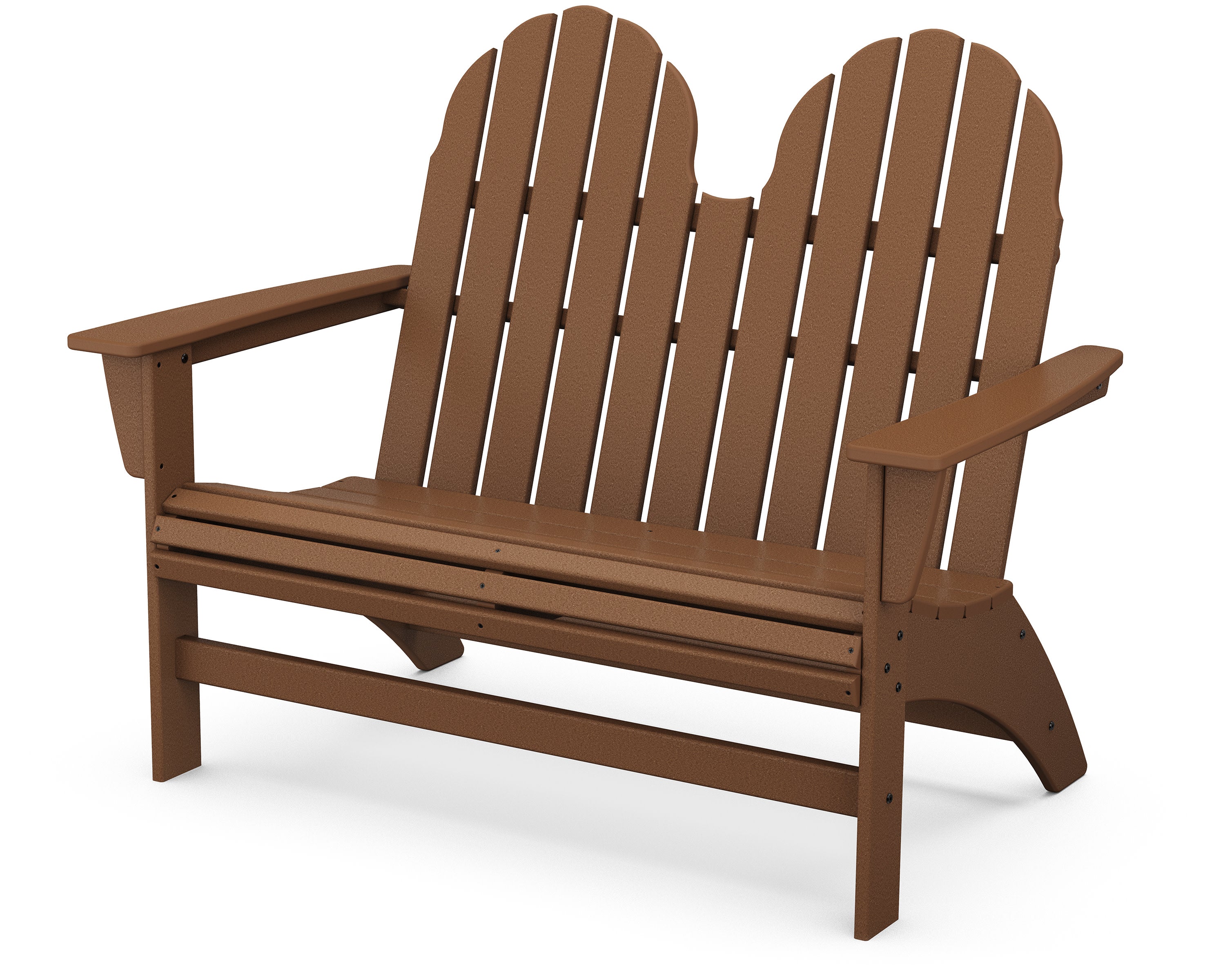 Vineyard 48" Adirondack Bench in Teak