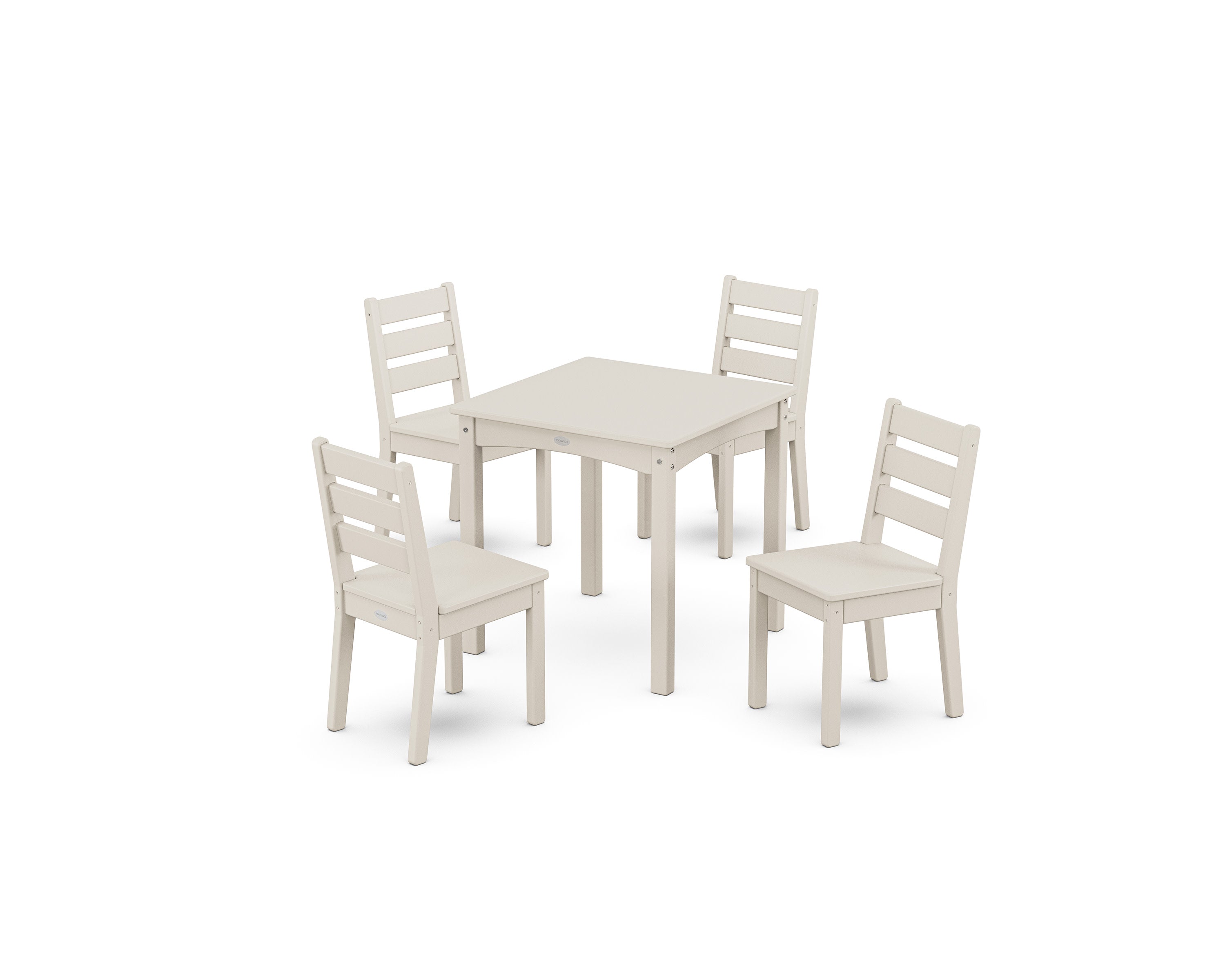 Lakeside Kids 5-Piece Dining Set in Sand