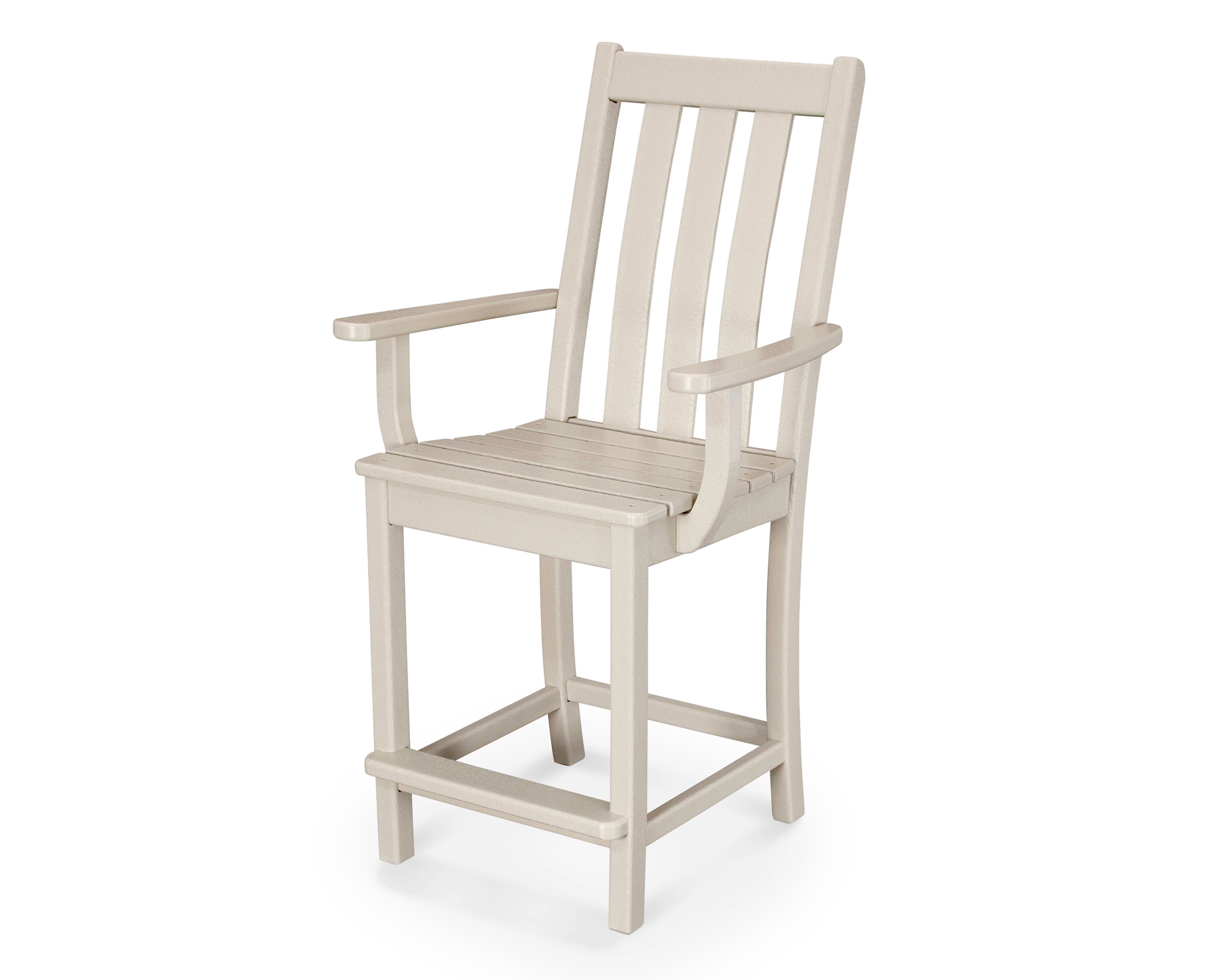 Vineyard Counter Arm Chair in Sand