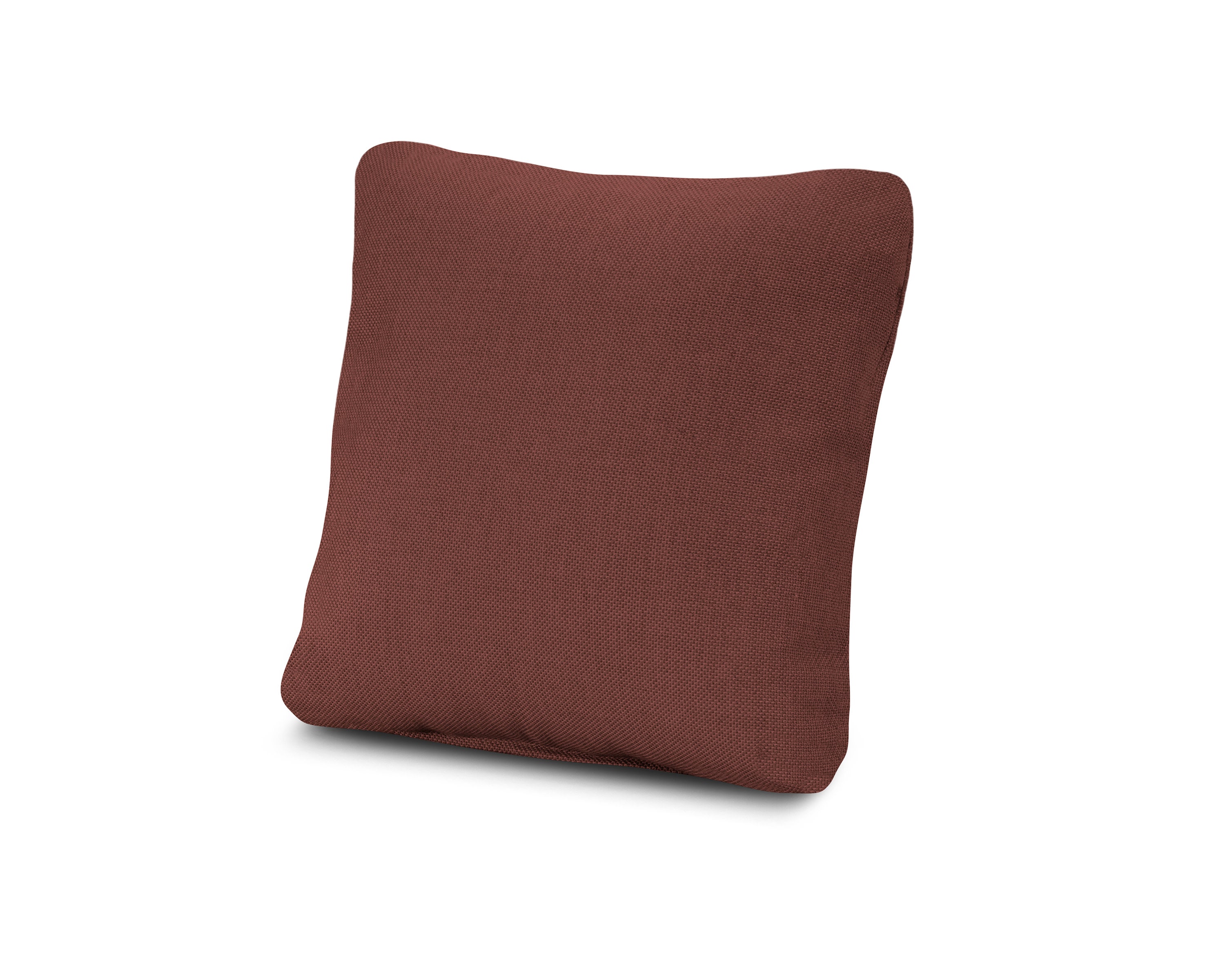 18" Outdoor Throw Pillow in Essential Garnet