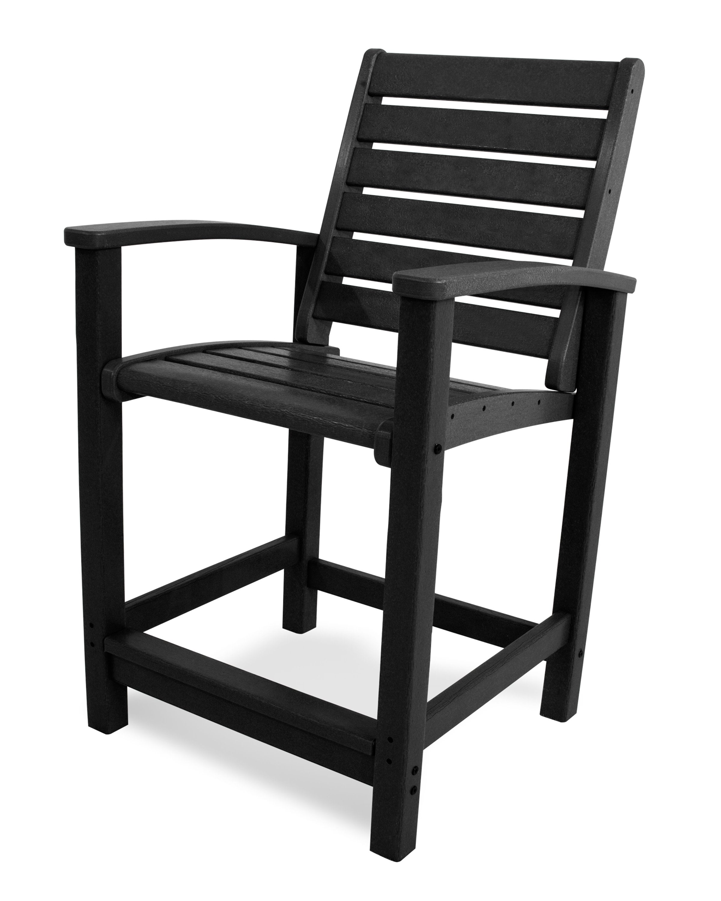 Signature Counter Chair in Black
