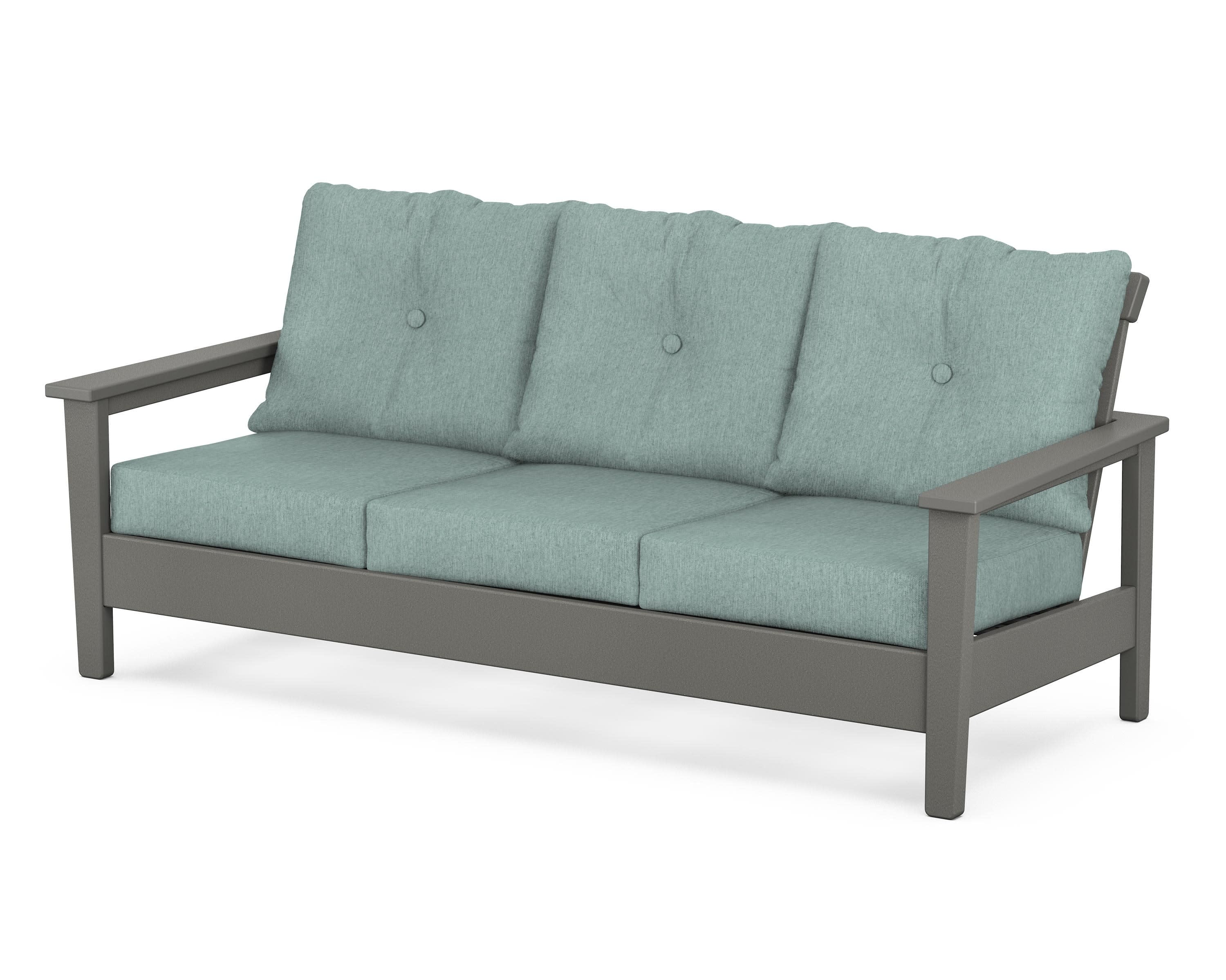 Prescott Deep Seating Sofa in Slate Grey / Glacier Spa