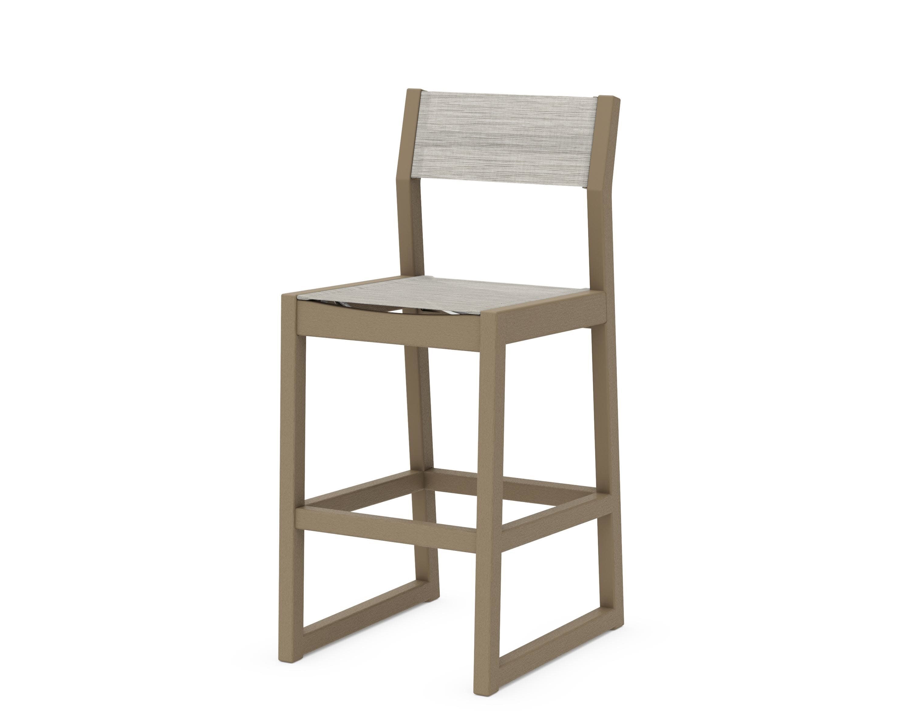 EDGE Sling Bar Side Chair in Vintage Sahara / Birch Sling