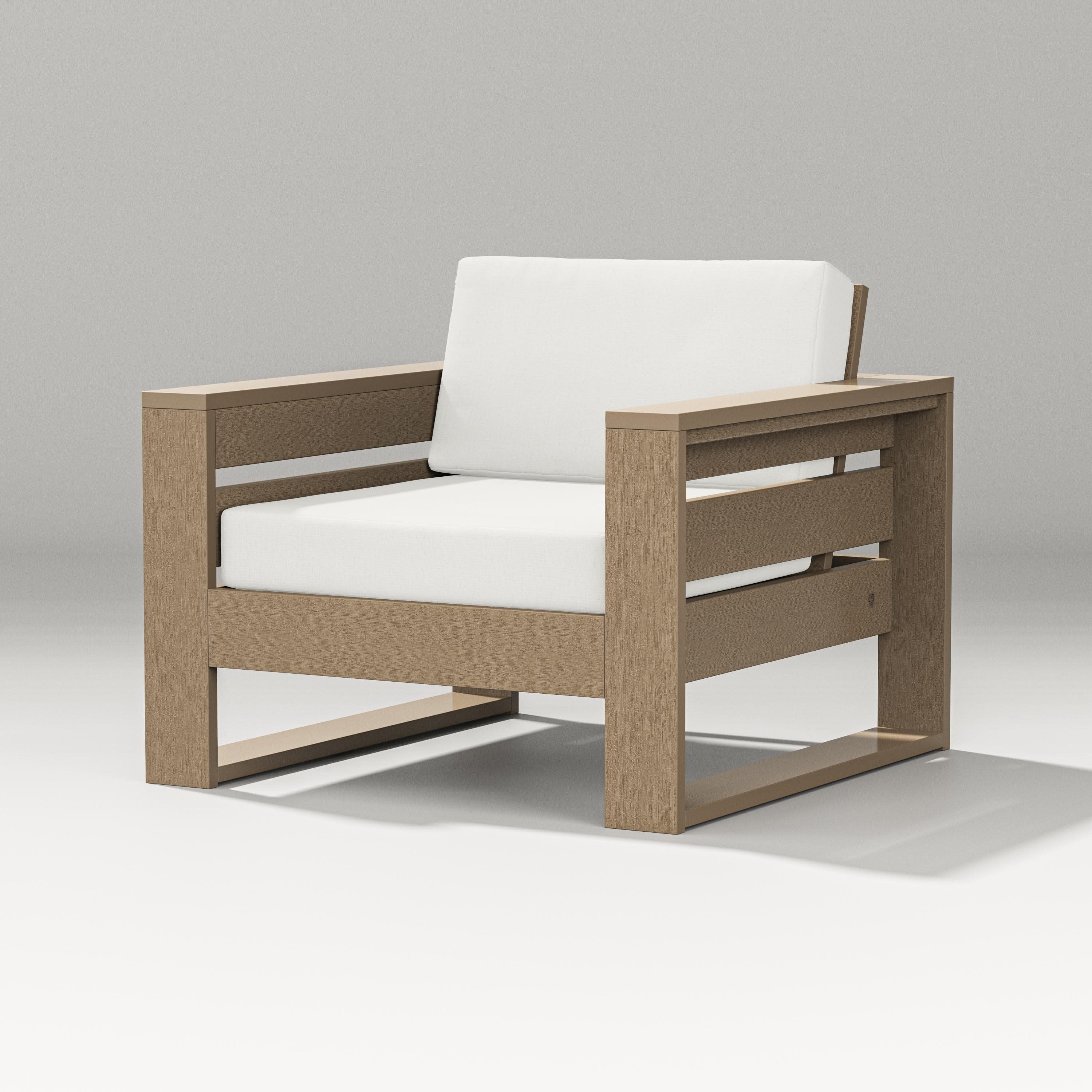 Latitude Lounge Chair in Vintage Sahara / Natural Linen