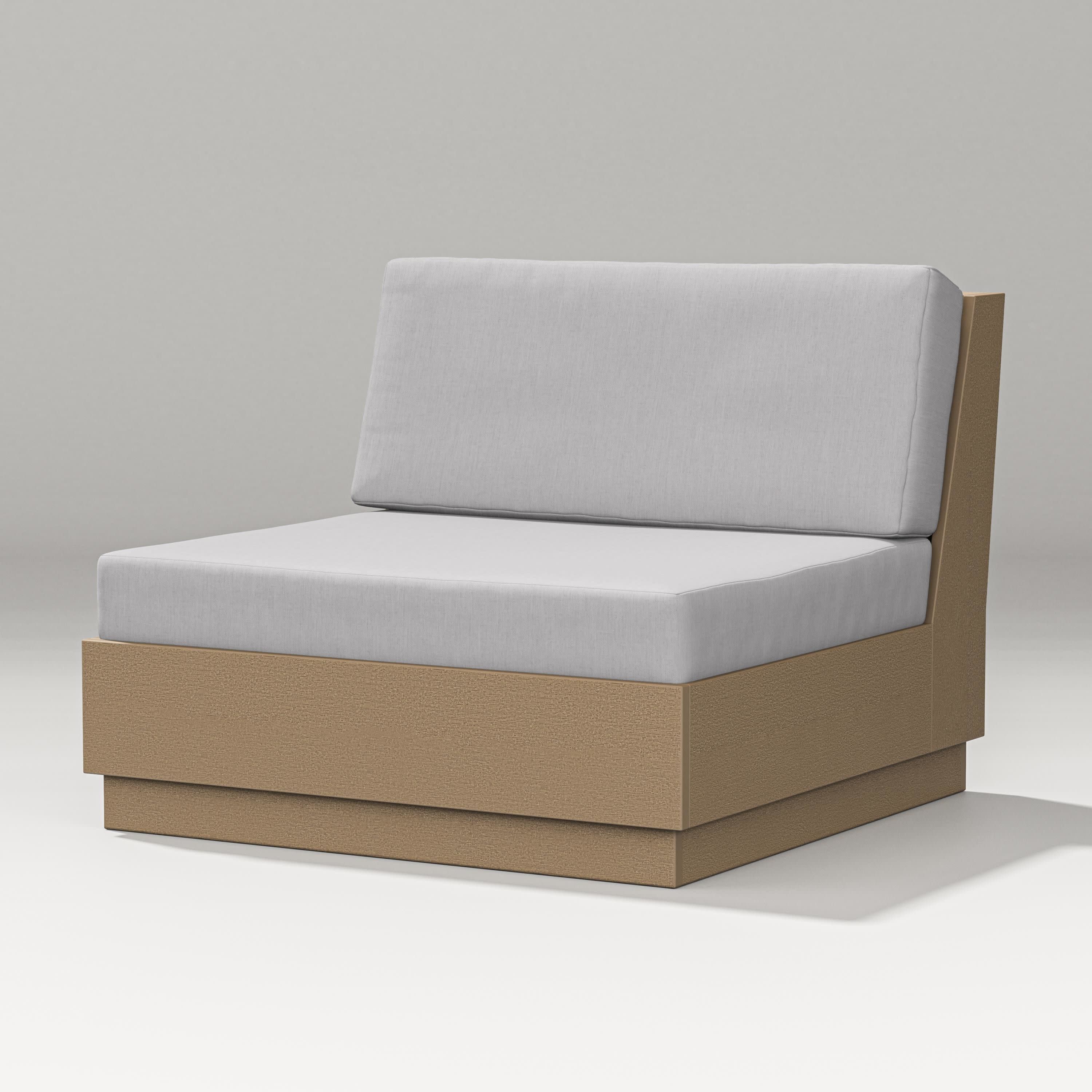 Elevate Modular Armless Chair in Vintage Sahara / Granite