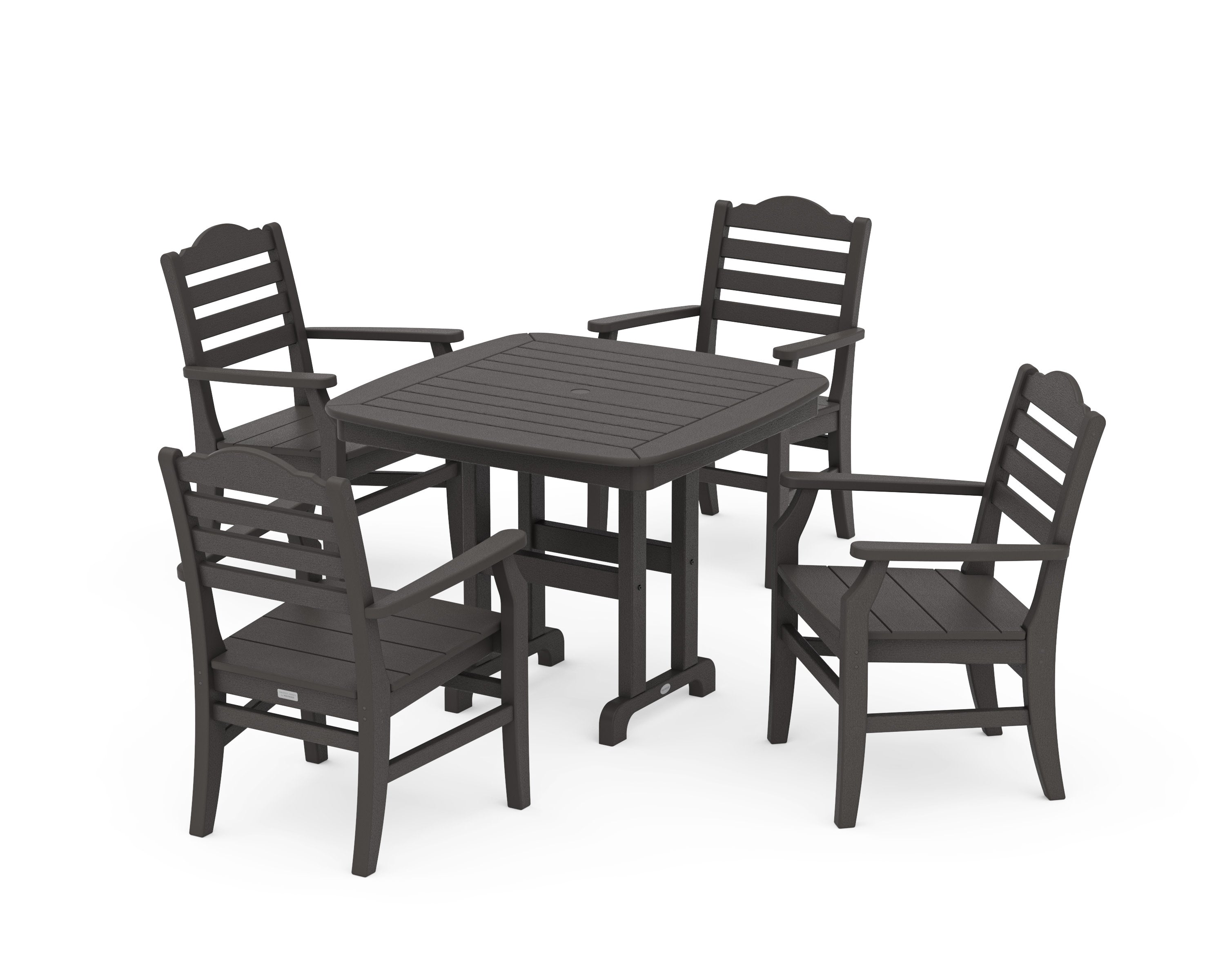 Savannah 5-Piece Dining Set in Vintage Coffee