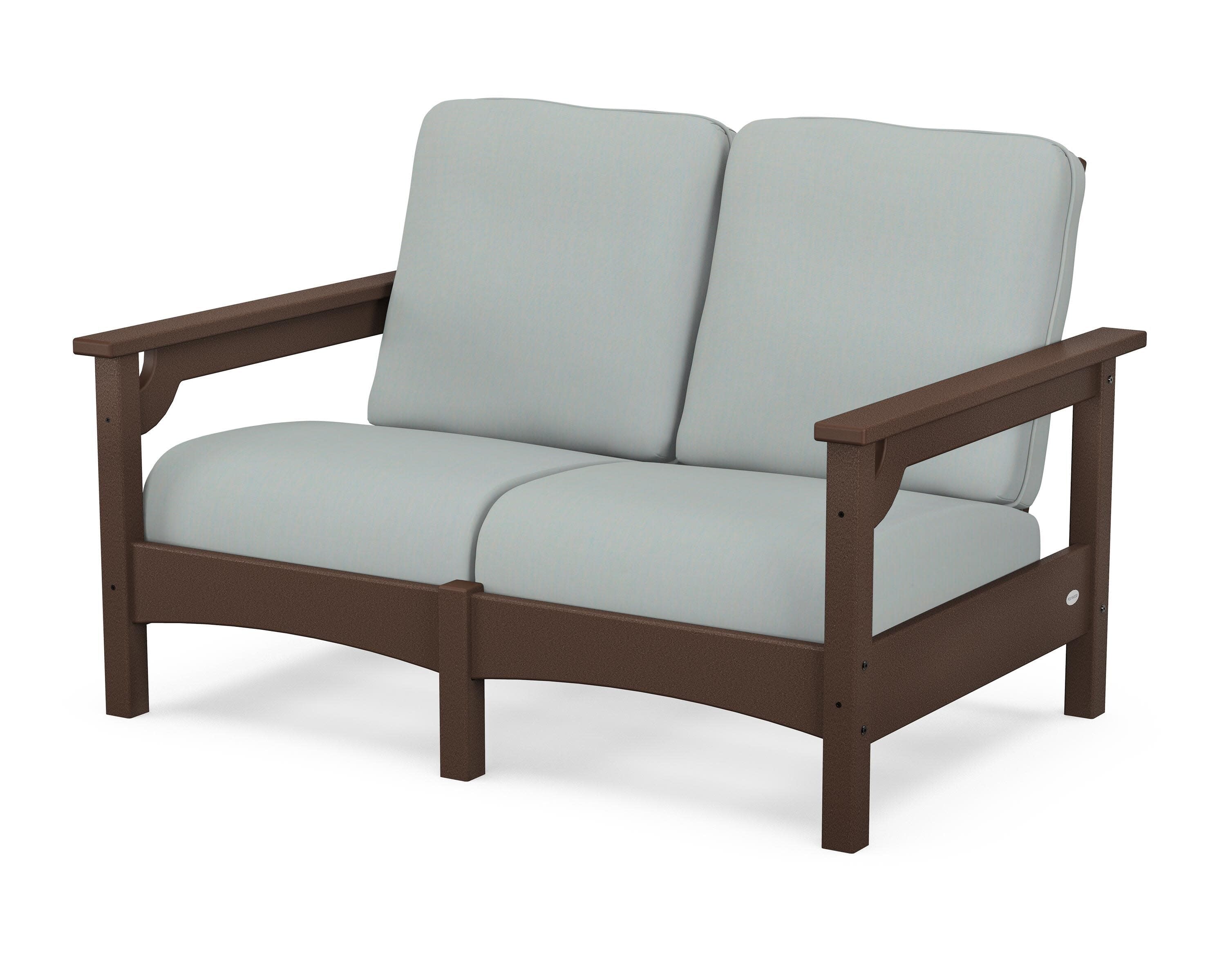 Club Loveseat in Mahogany / Spa