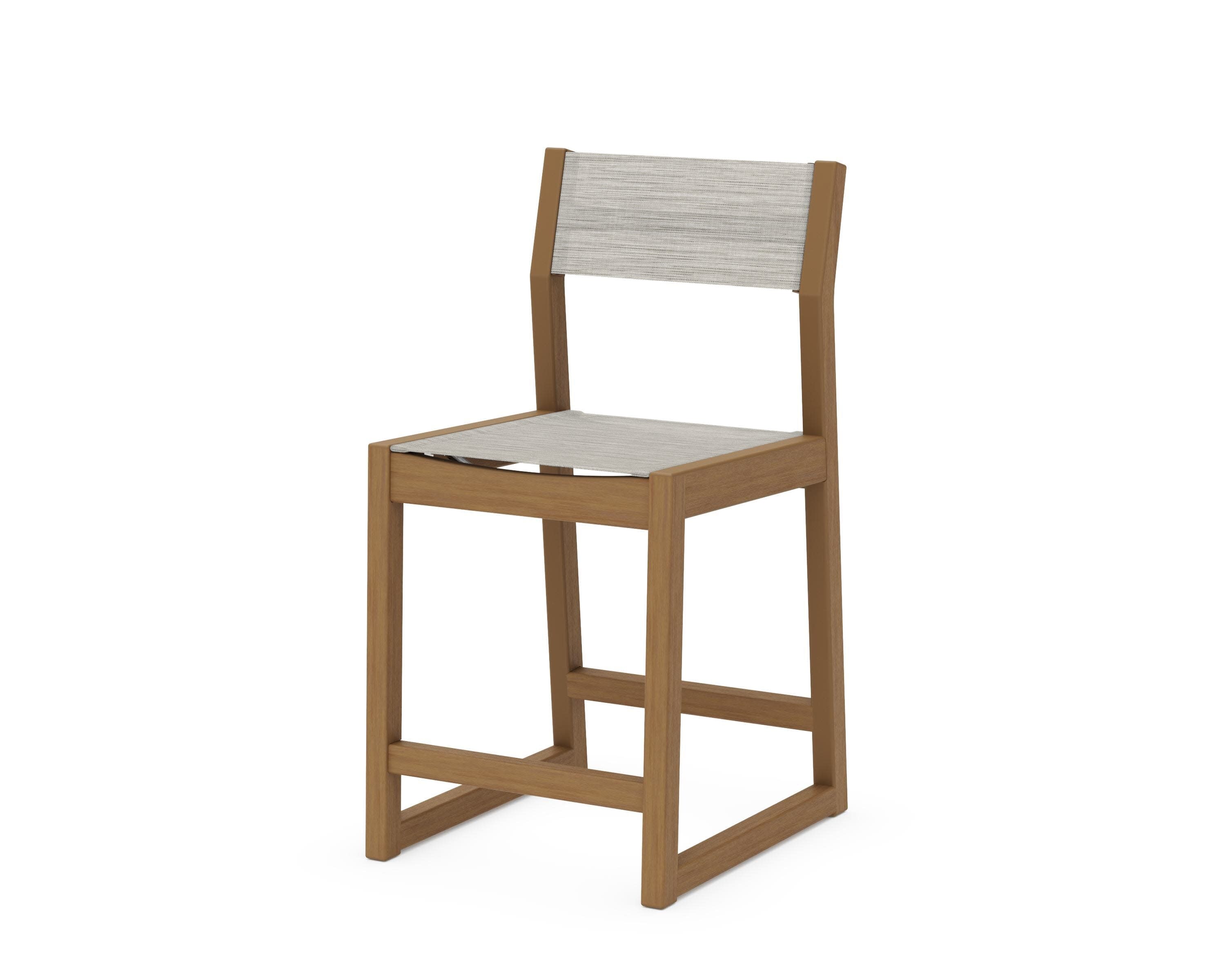 EDGE Sling Counter Side Chair in Natural / Birch Sling