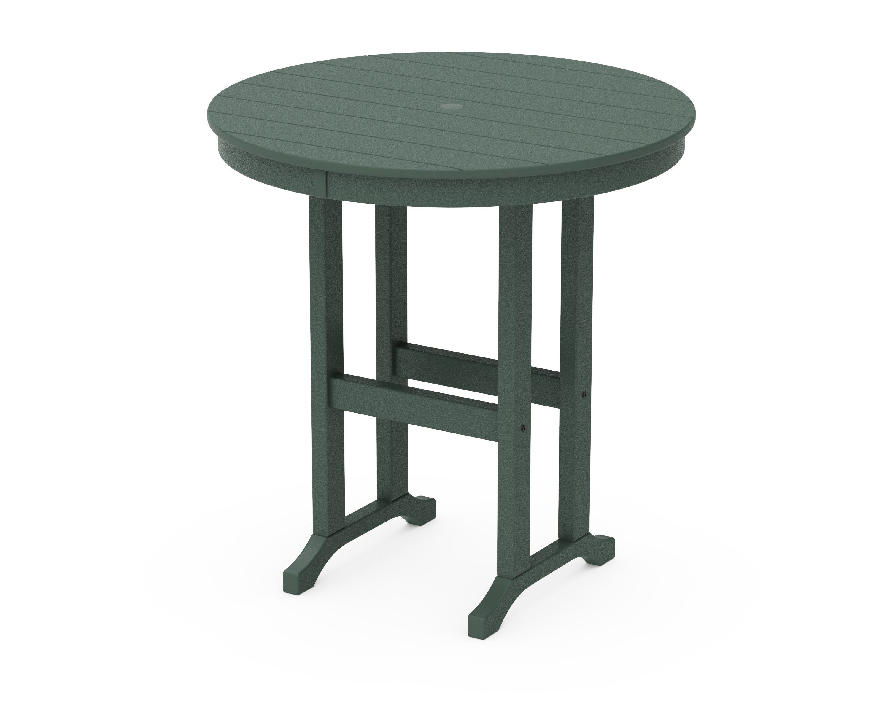 36" Round Farmhouse Counter Table in Green