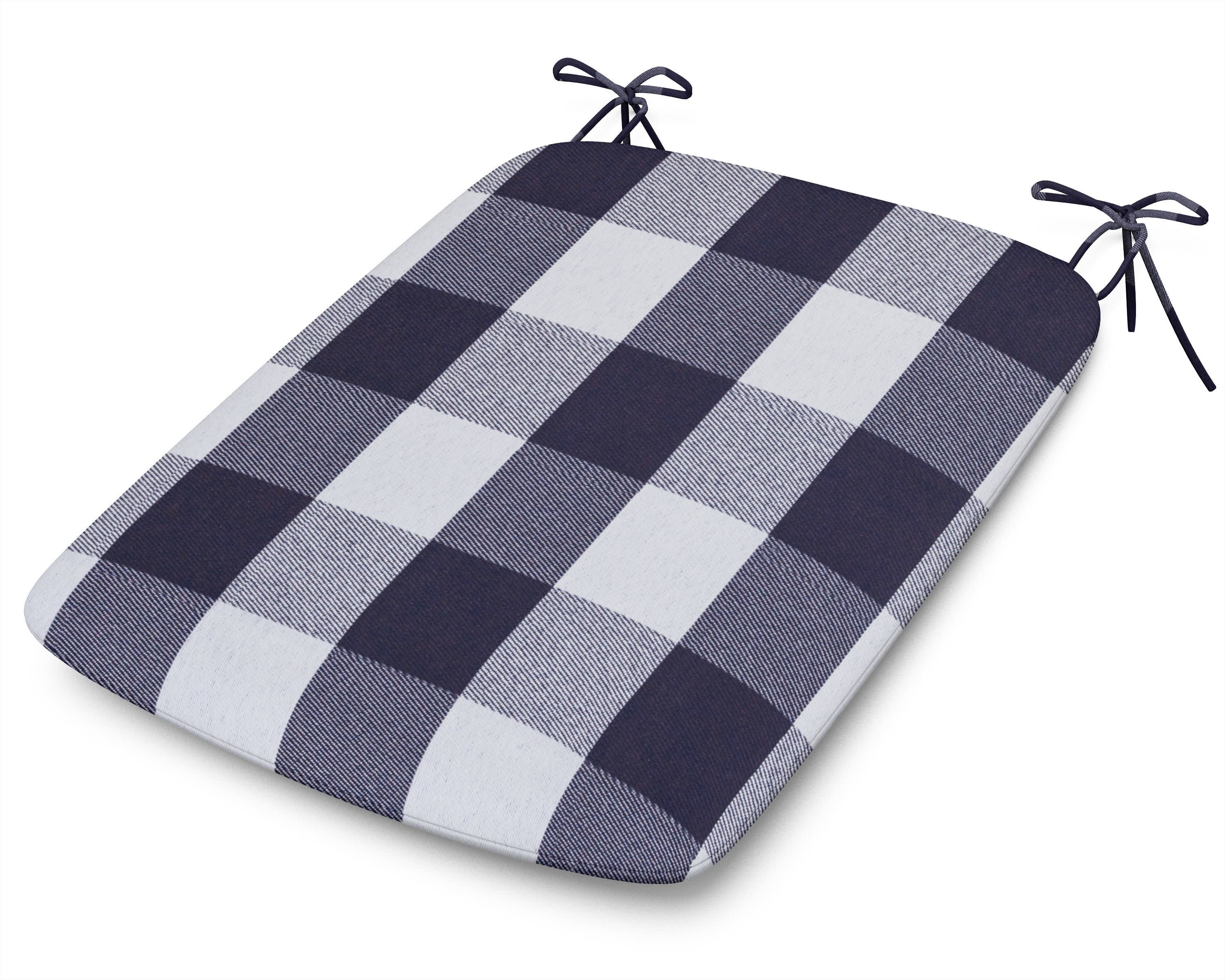 1120 Urban Seat Pad in Buffalo Plaid Navy