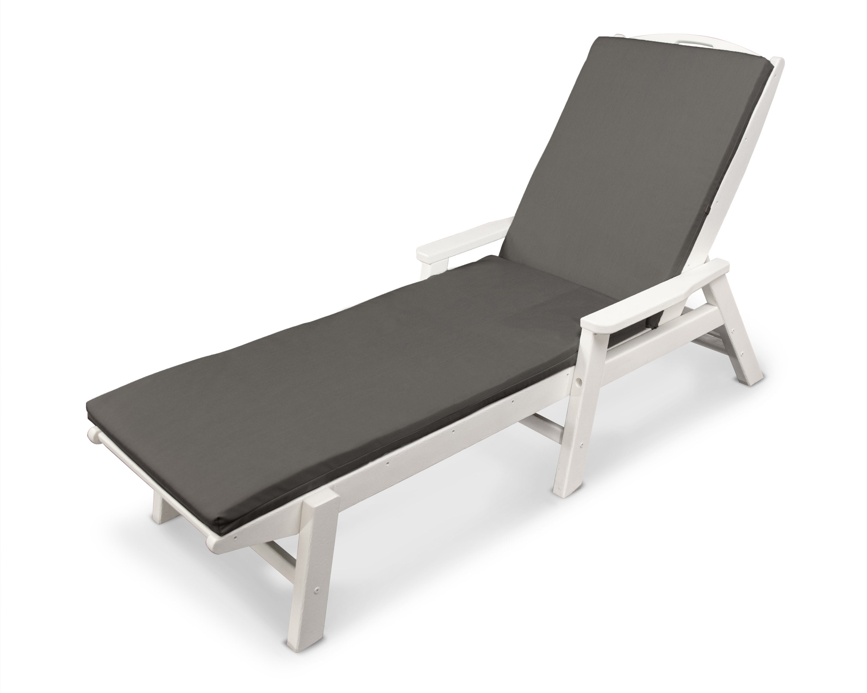Nautical Chaise with Arms and Ateeva Cushion