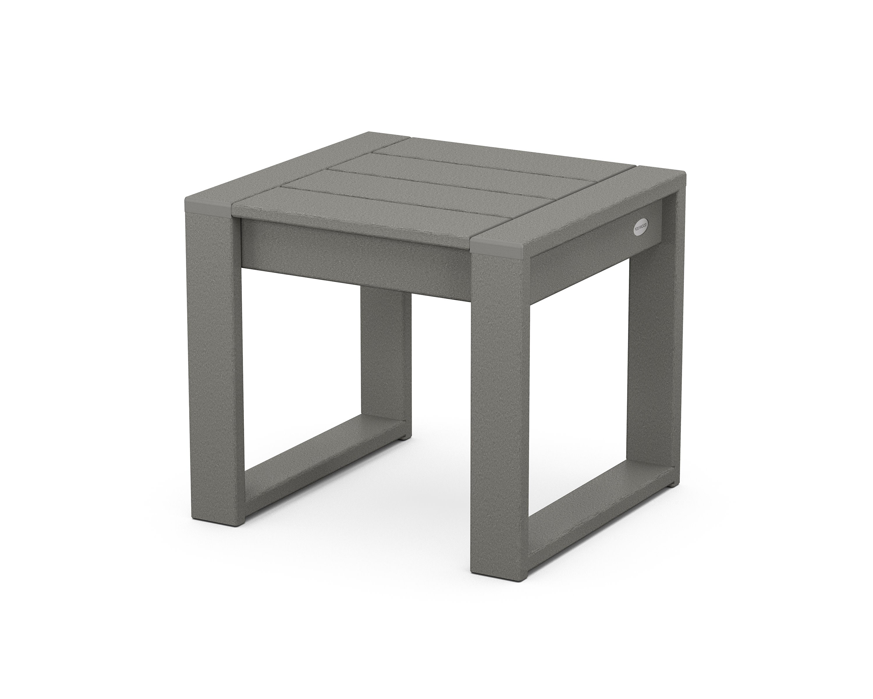 EDGE End Table in Slate Grey