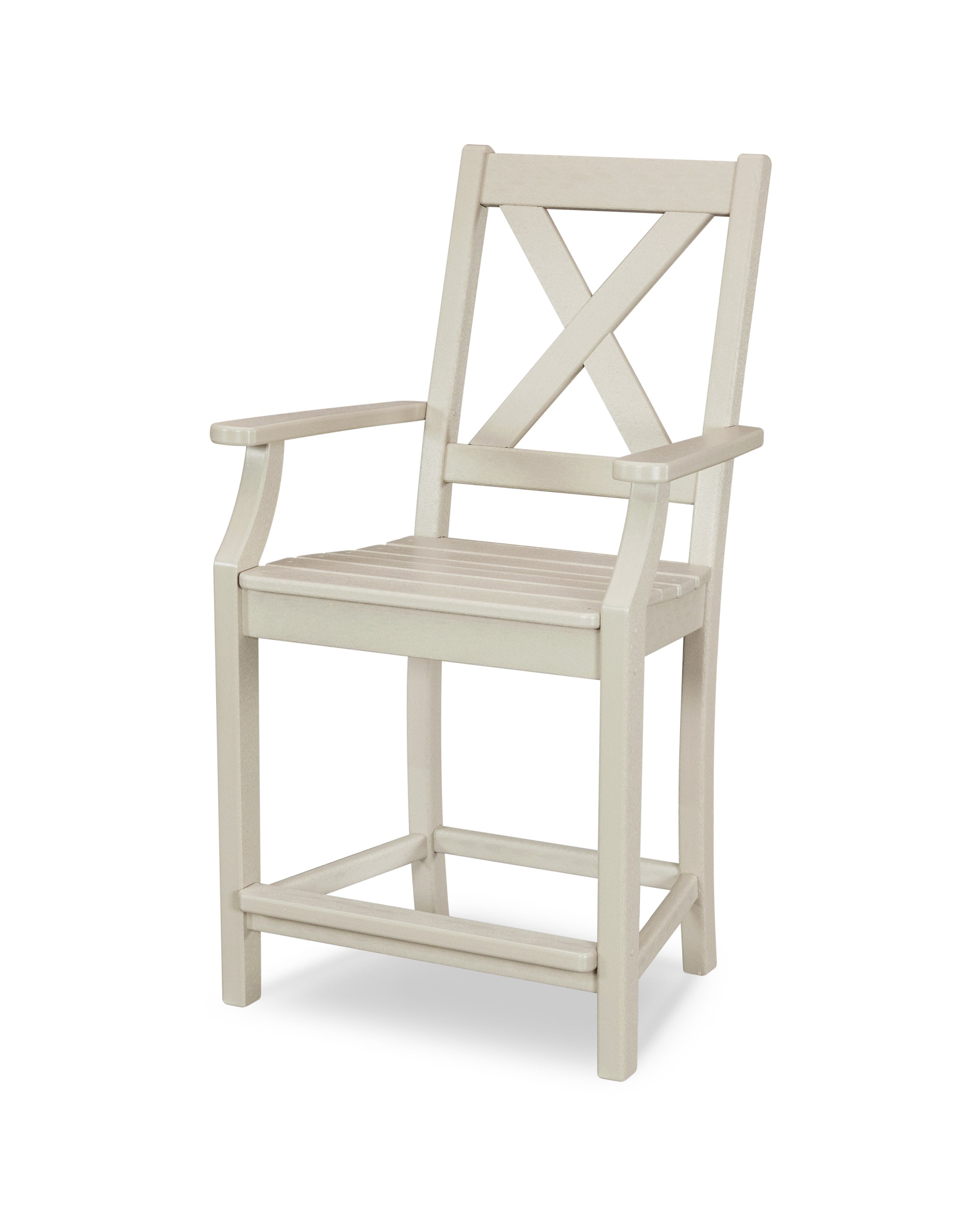 Braxton Counter Arm Chair in Sand