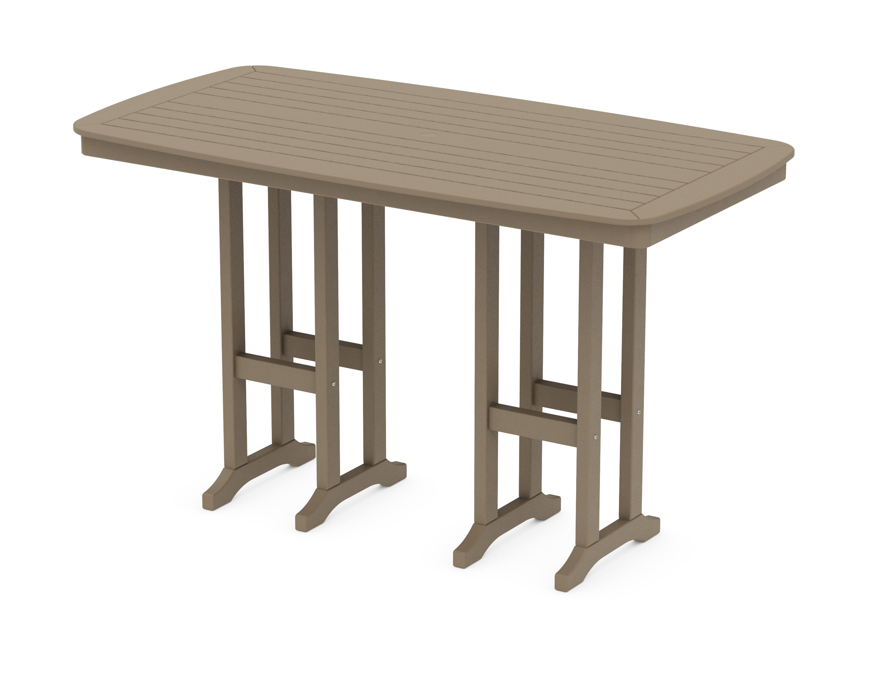 Nautical 37" x 72" Bar Table in Vintage Sahara