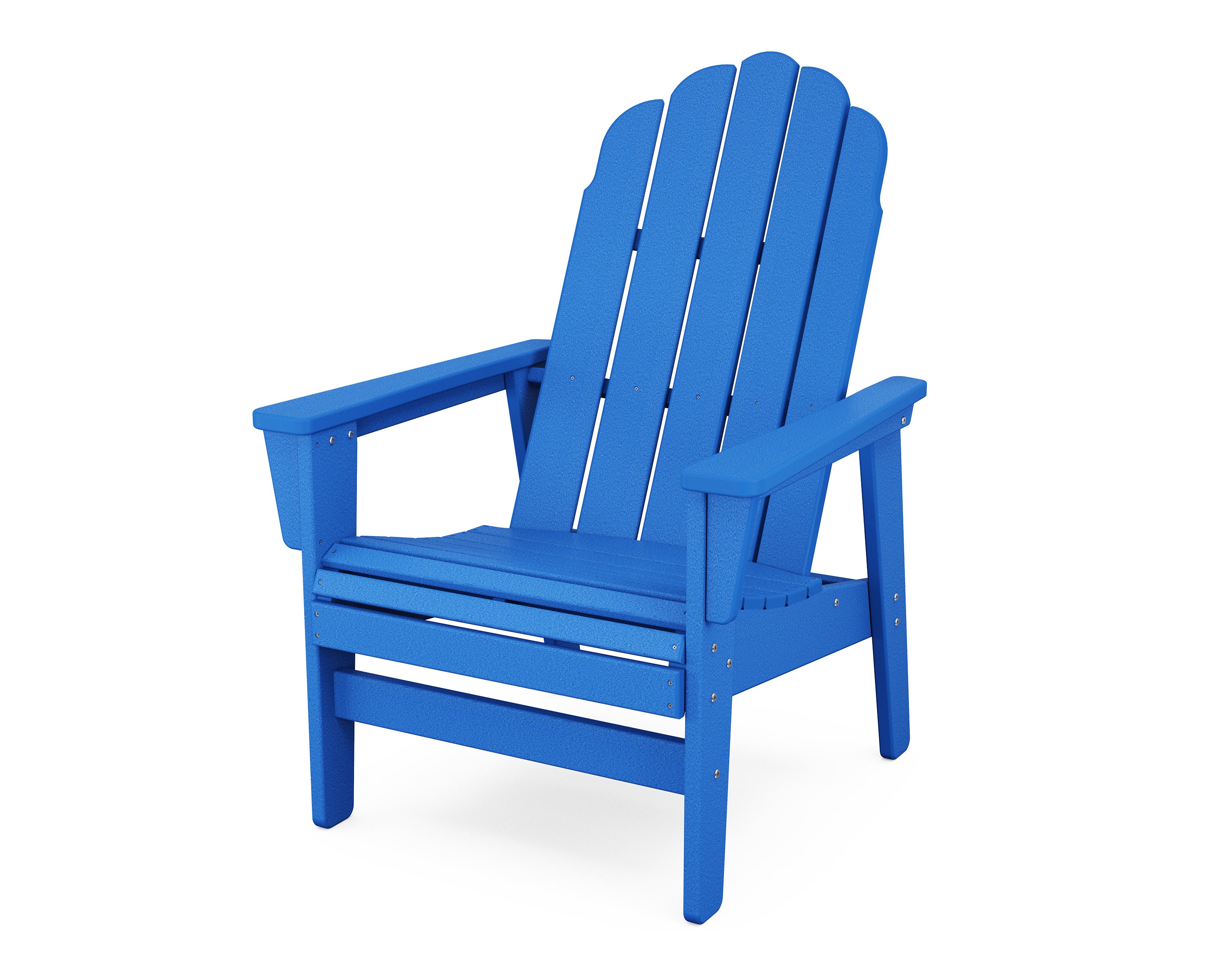 Vineyard Grand Upright Adirondack Chair in Pacific Blue