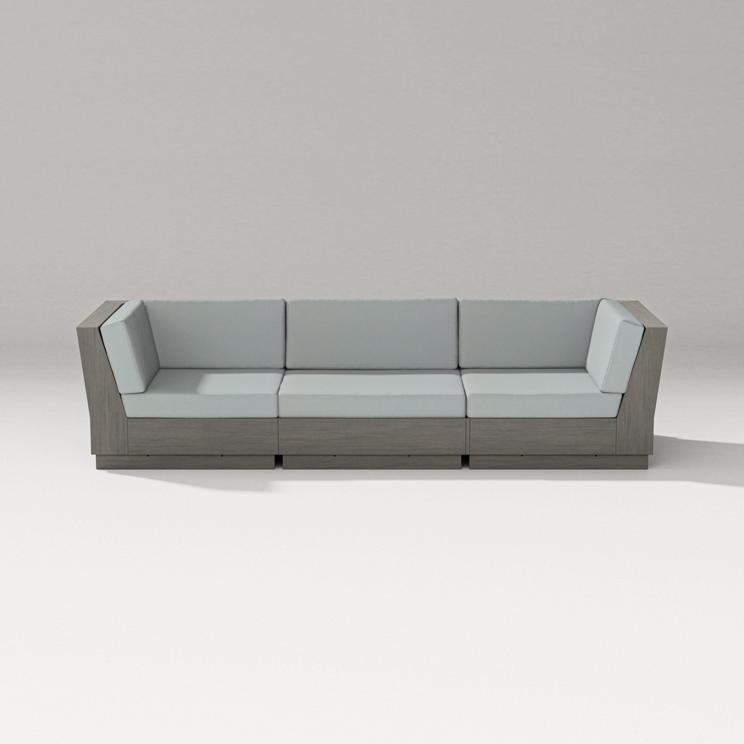 Elevate Sofa Sectional in Driftwood / Spa