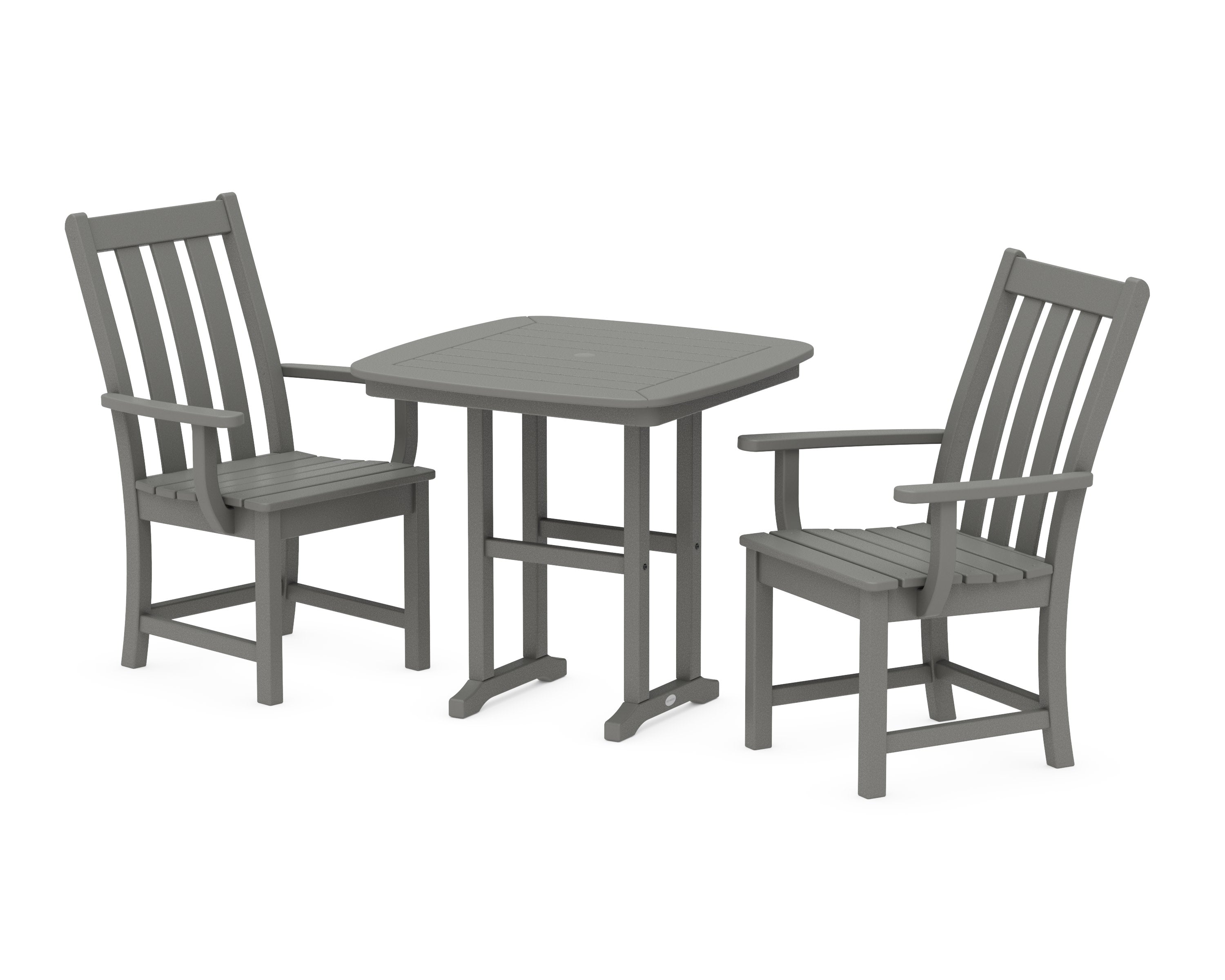 Vineyard 3-Piece Dining Set in Slate Grey
