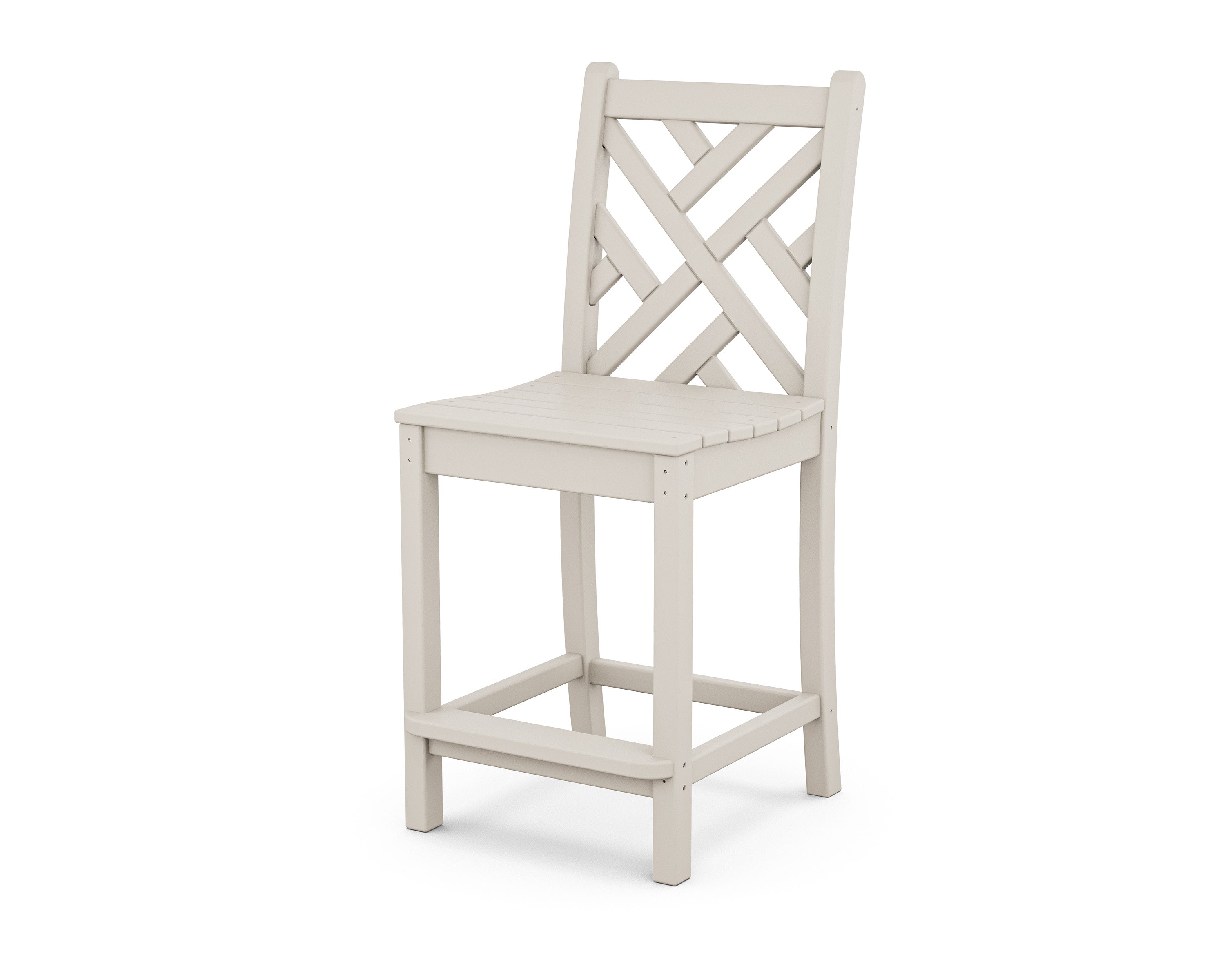Chippendale Counter Side Chair in Sand