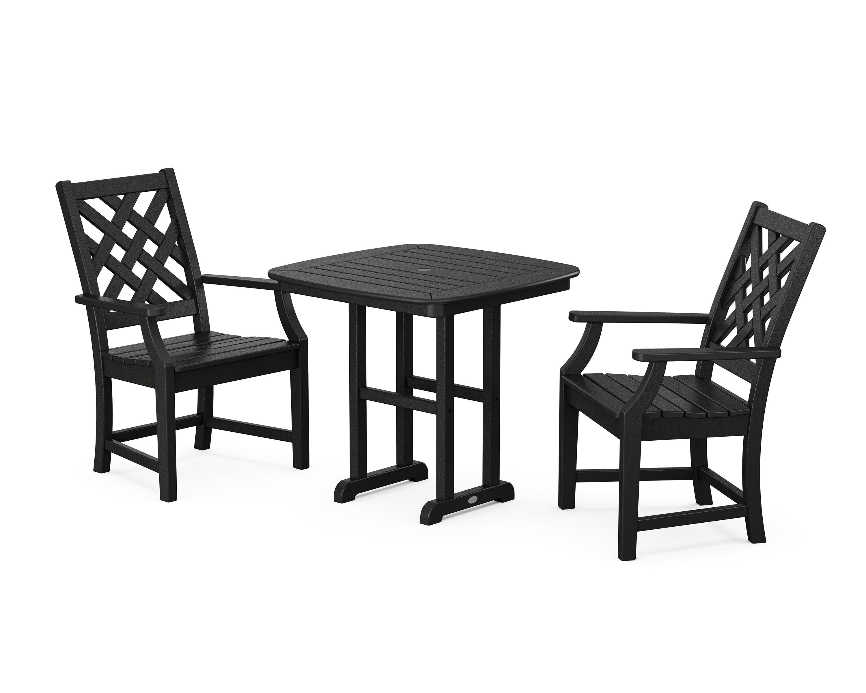 Wovendale 3-Piece Dining Set in Black
