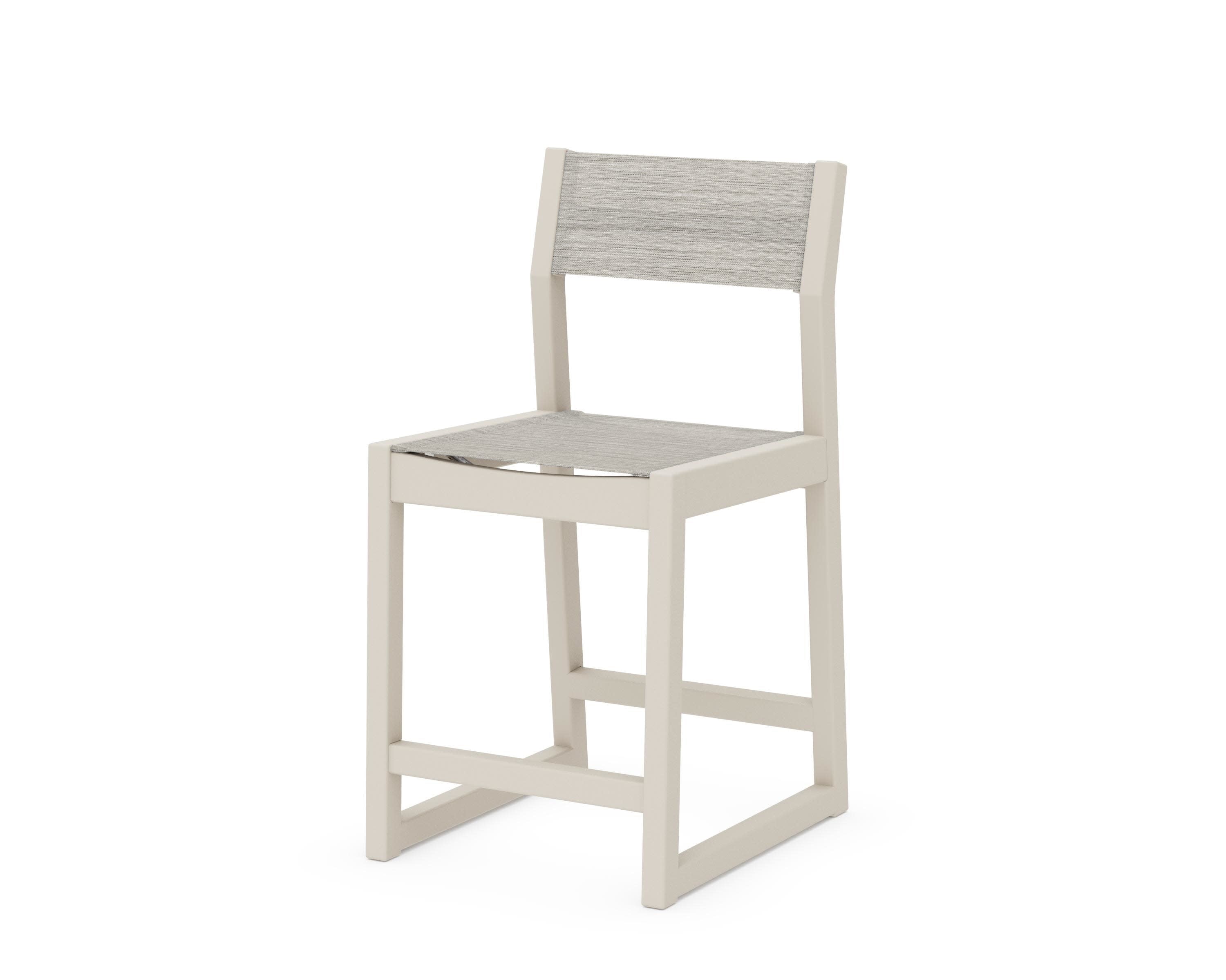 EDGE Sling Counter Side Chair in Sand / Birch Sling