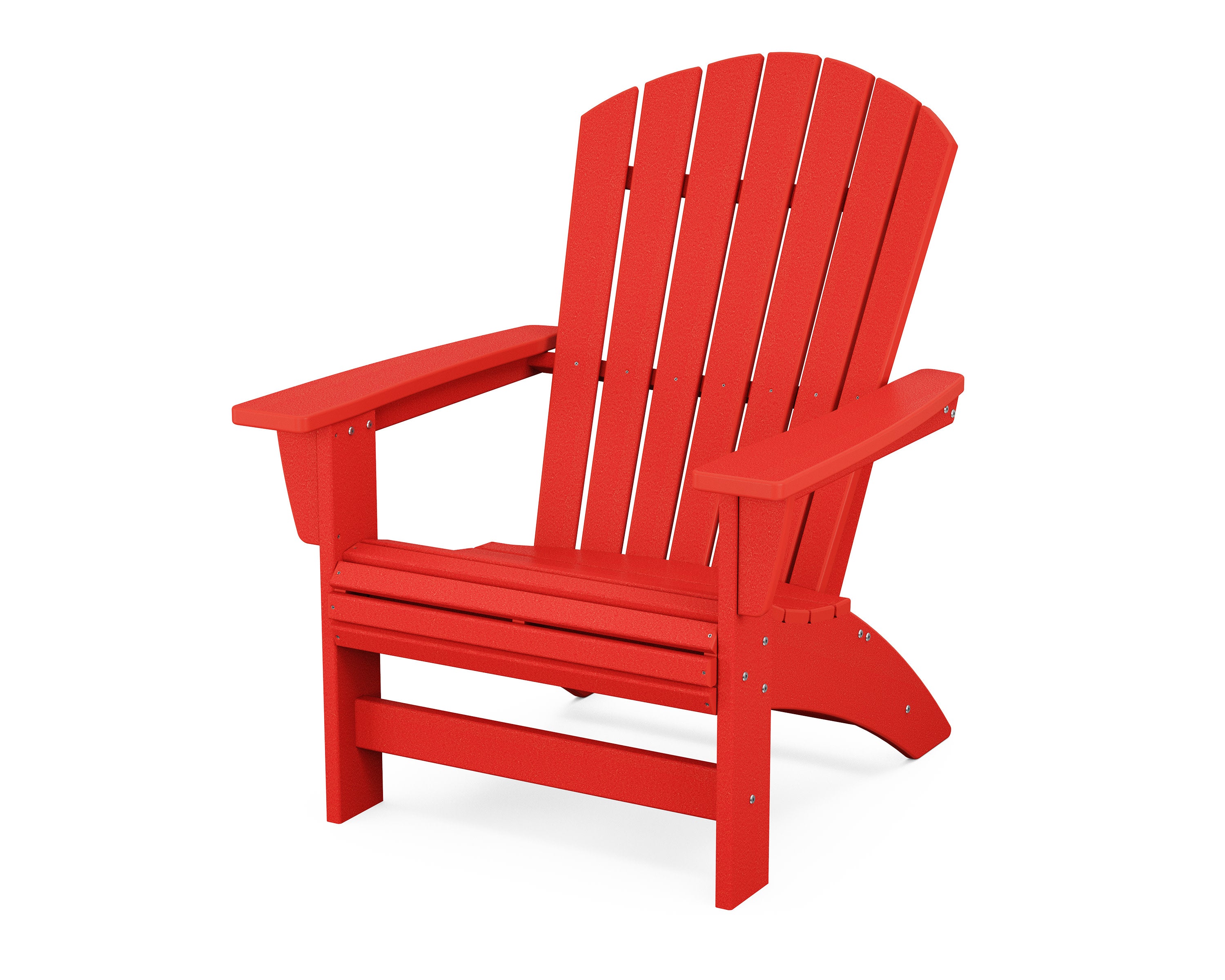 Nautical Grand Adirondack Chair in Sunset Red