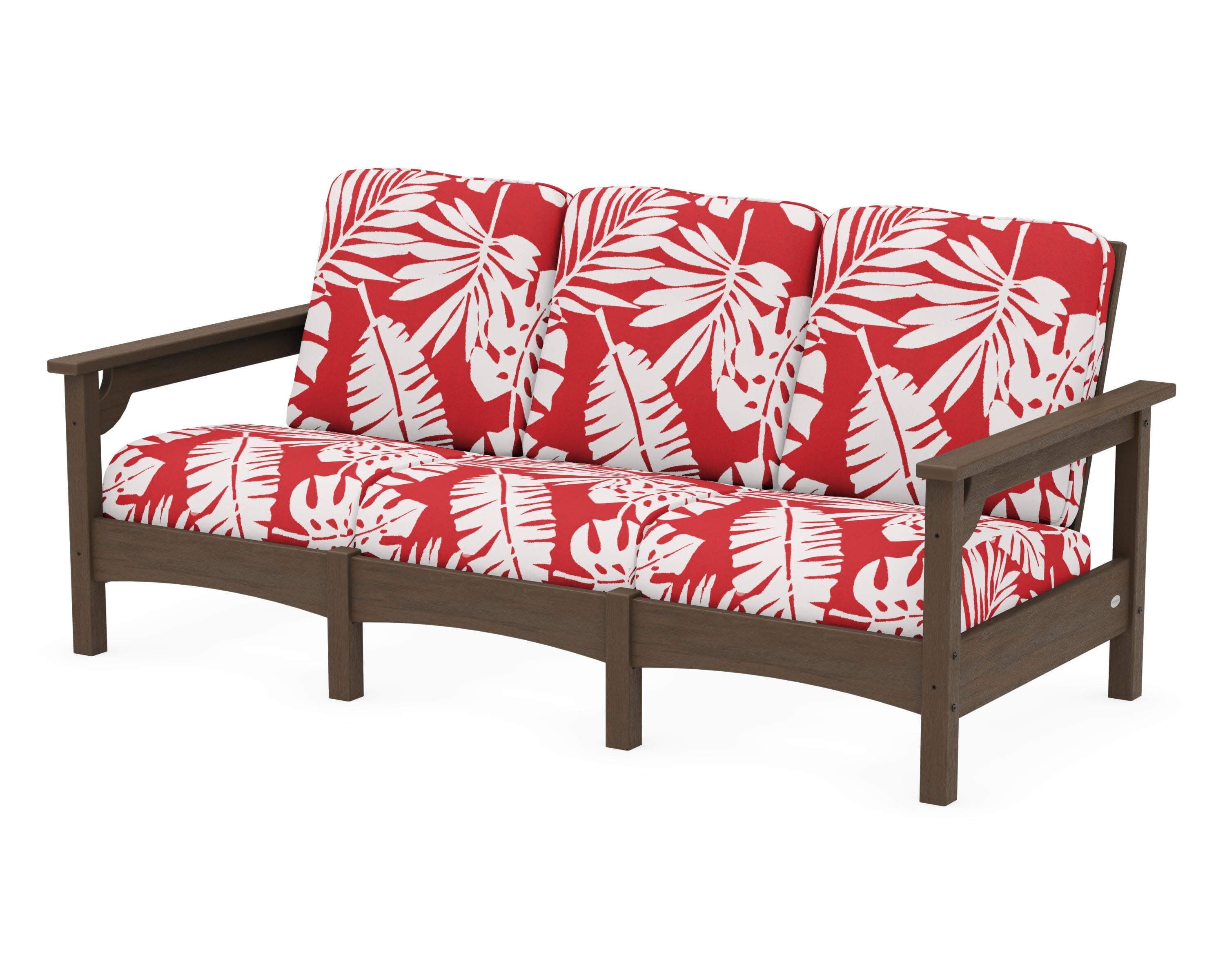 Club Sofa in Kona / Leaf Crimson
