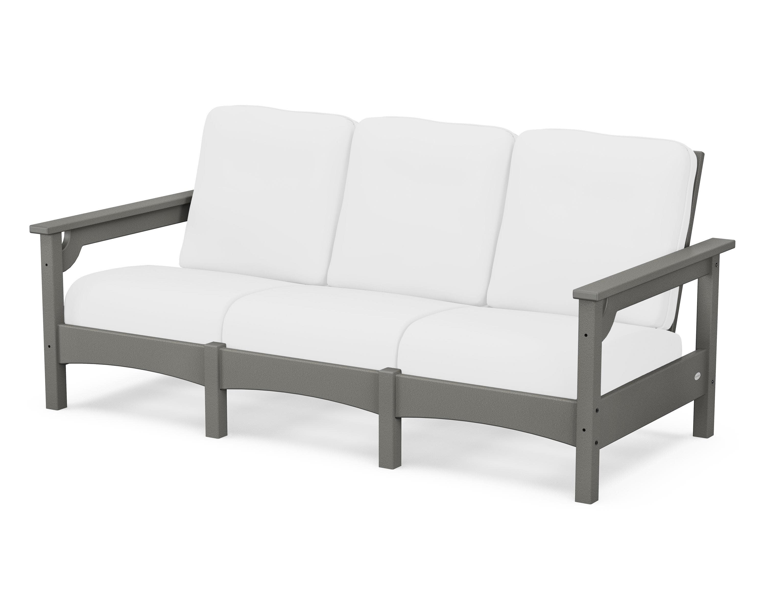 Club Sofa in Slate Grey / Natural