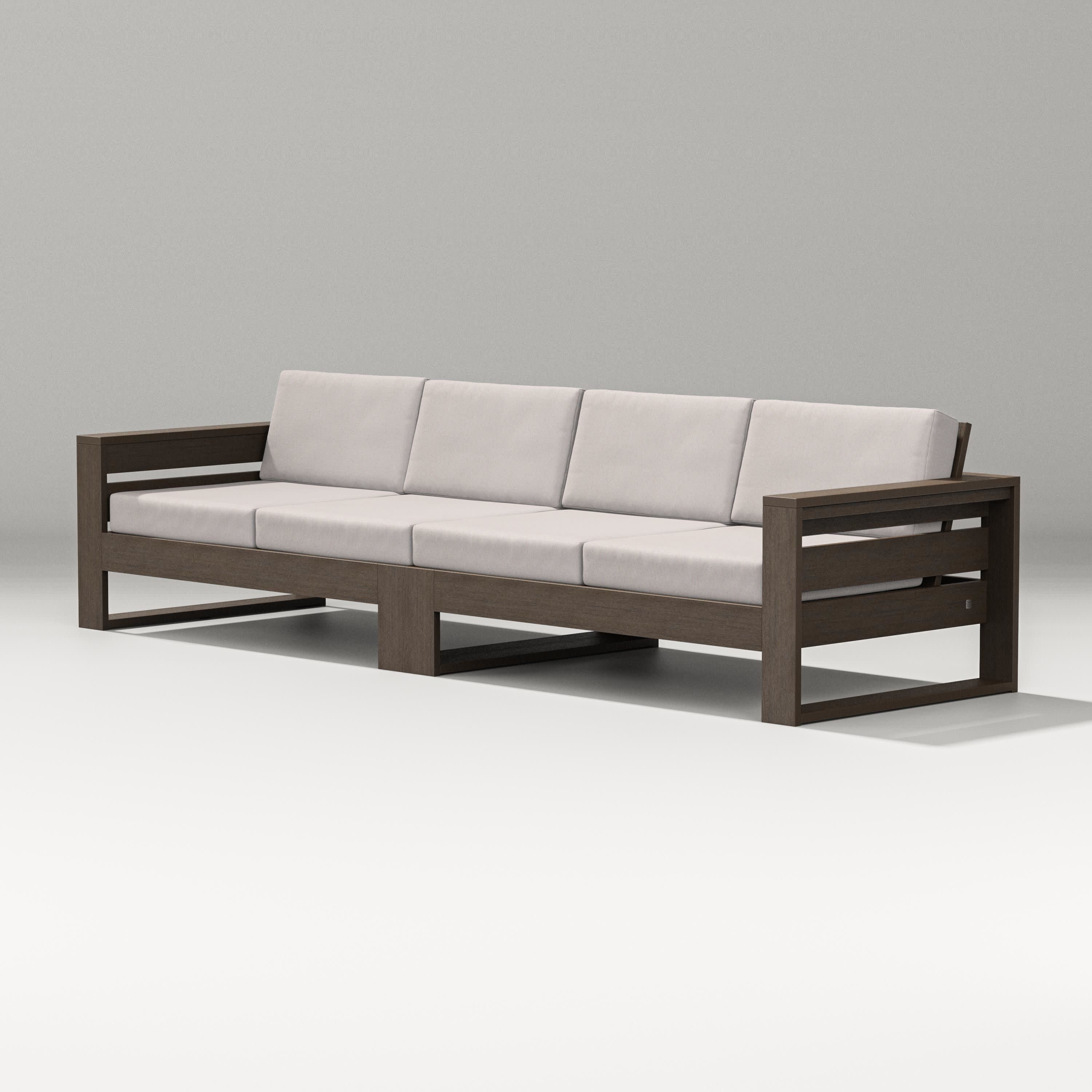 Latitude Straight Sectional in Kona / Dune Burlap