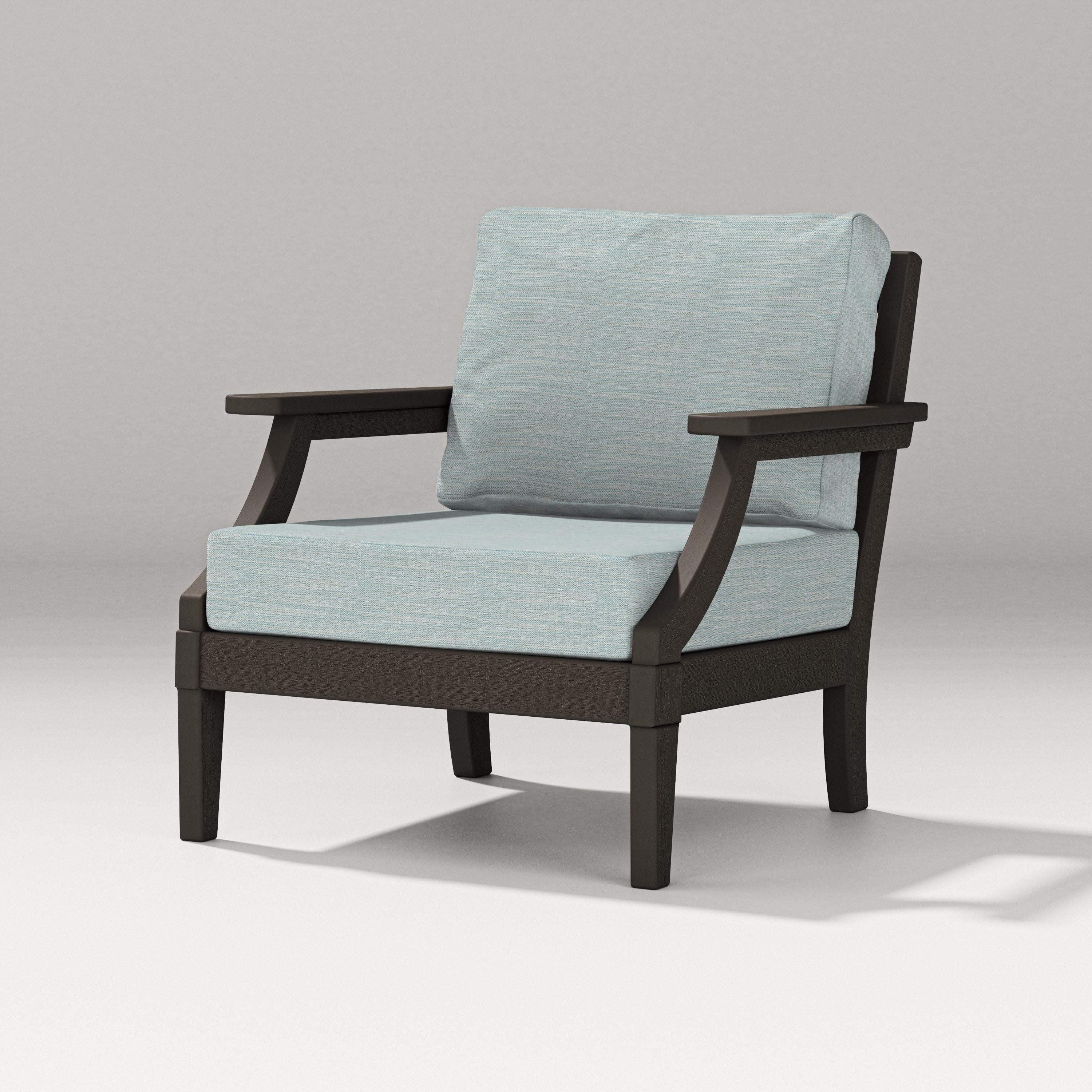 Estate Lounge Chair in Vintage Coffee / Soothe Mist
