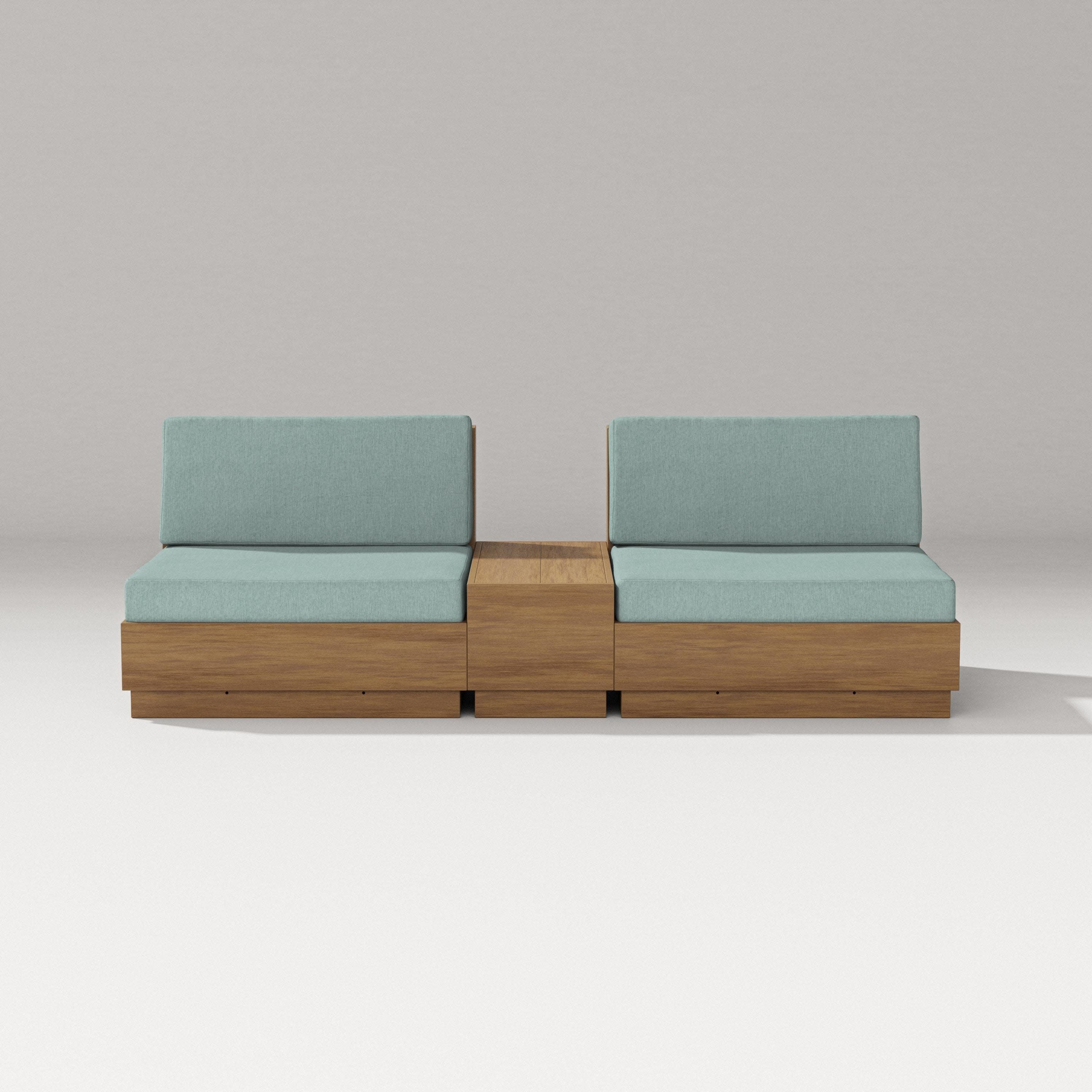 Elevate Lounge Chair Set in Natural / Glacier Spa