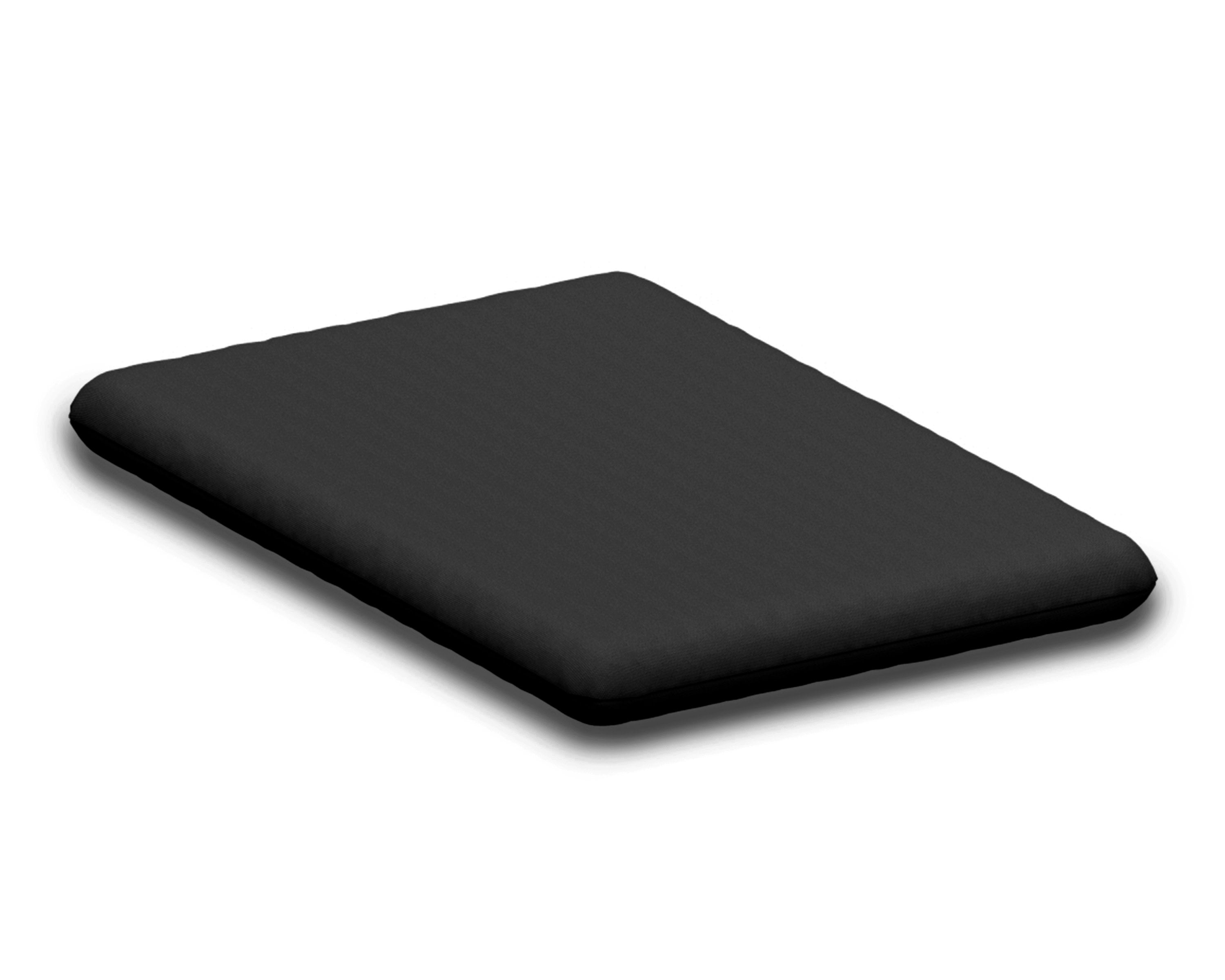 South Beach Seat Cushion - 17"D x 20"W x 2.5"H in Canvas Black