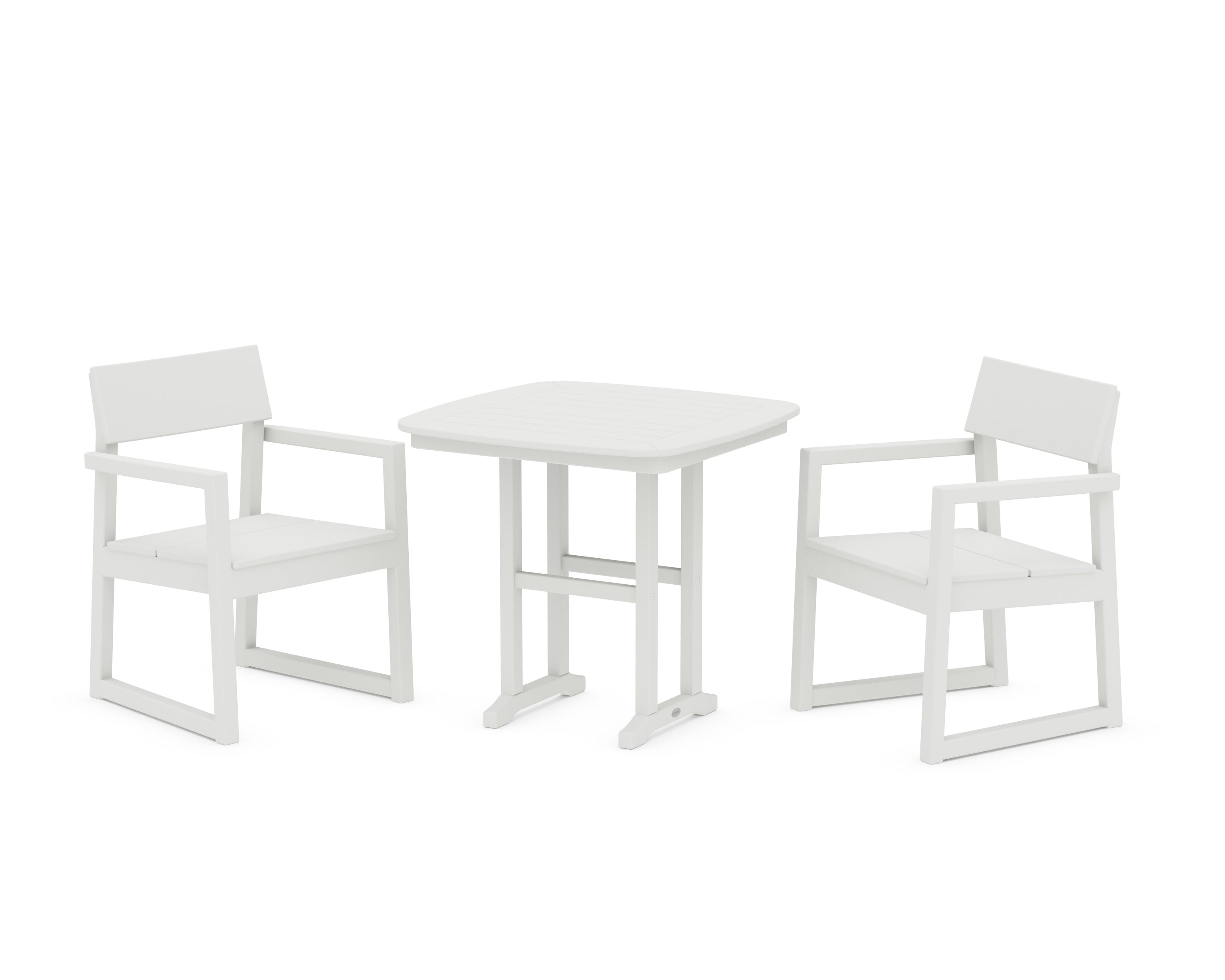 EDGE 3-Piece Dining Set in Vintage White
