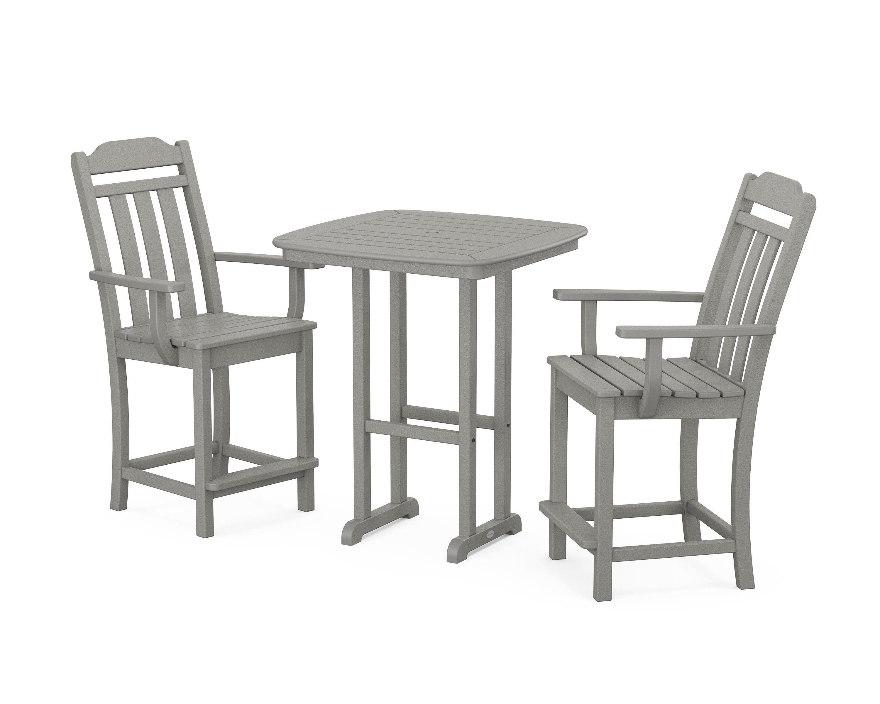 Cottage 3-Piece Counter Set in Slate Grey