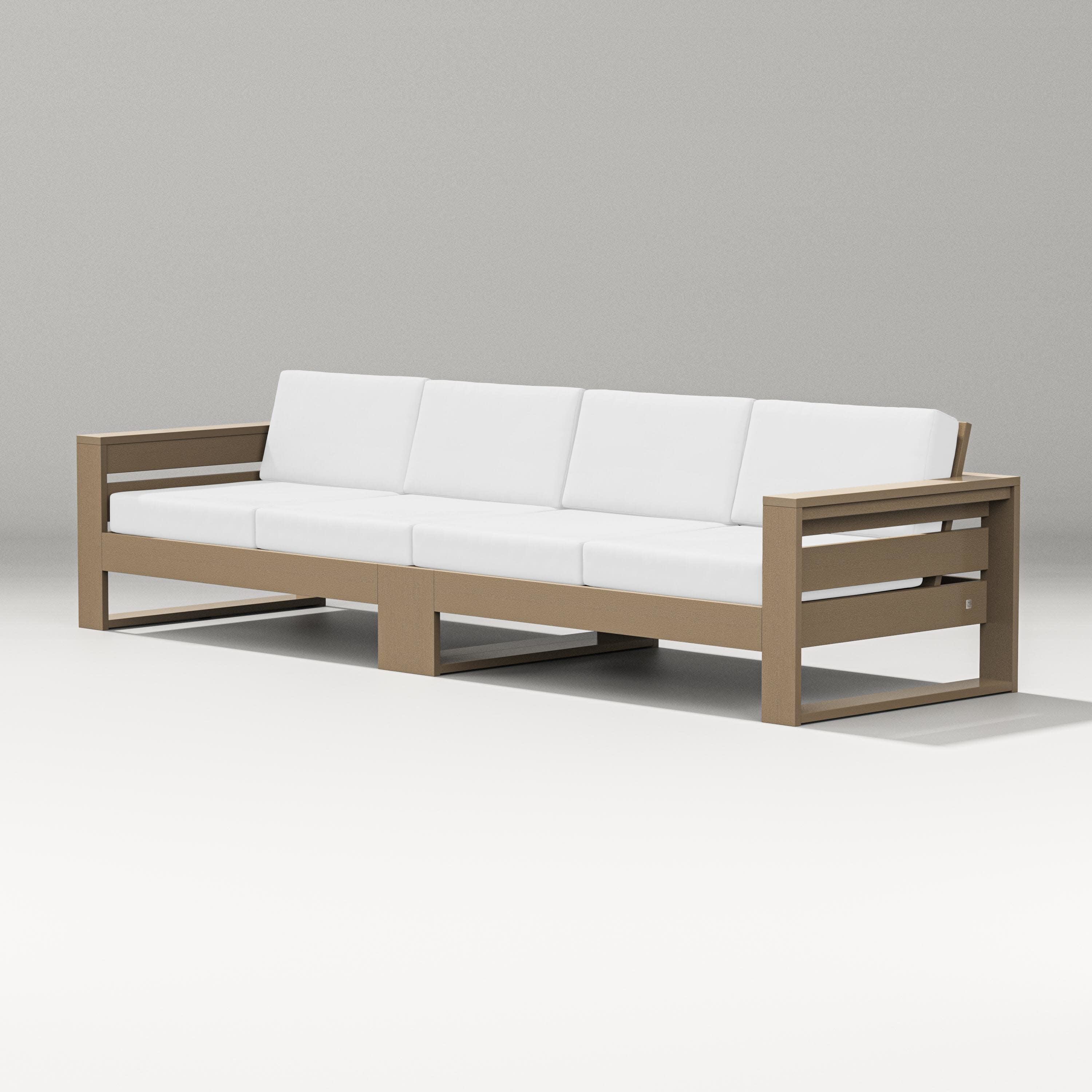 Latitude Straight Sectional in Vintage Sahara / Natural