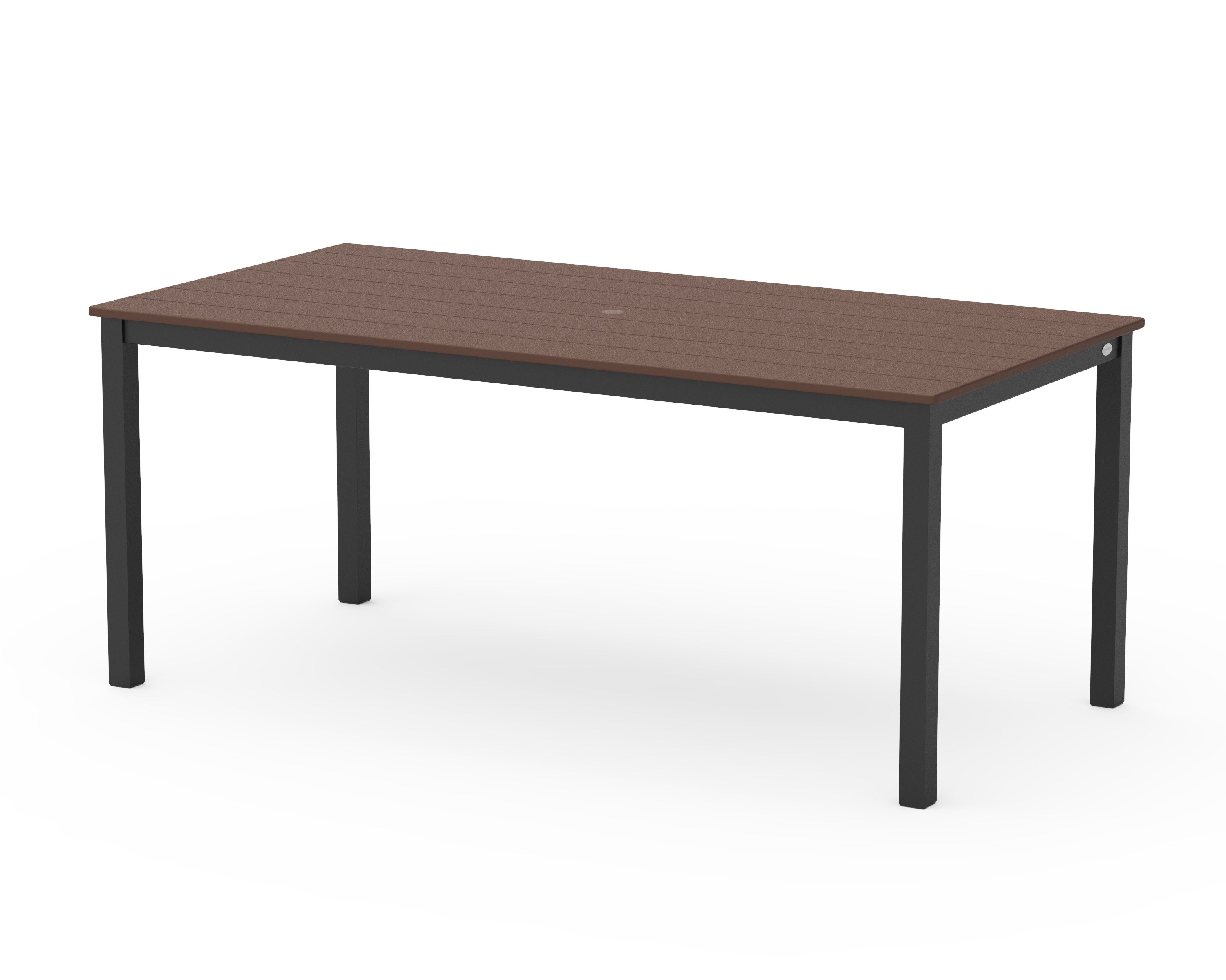 Main Street 36" x 72" Dining Table in Black / Mahogany