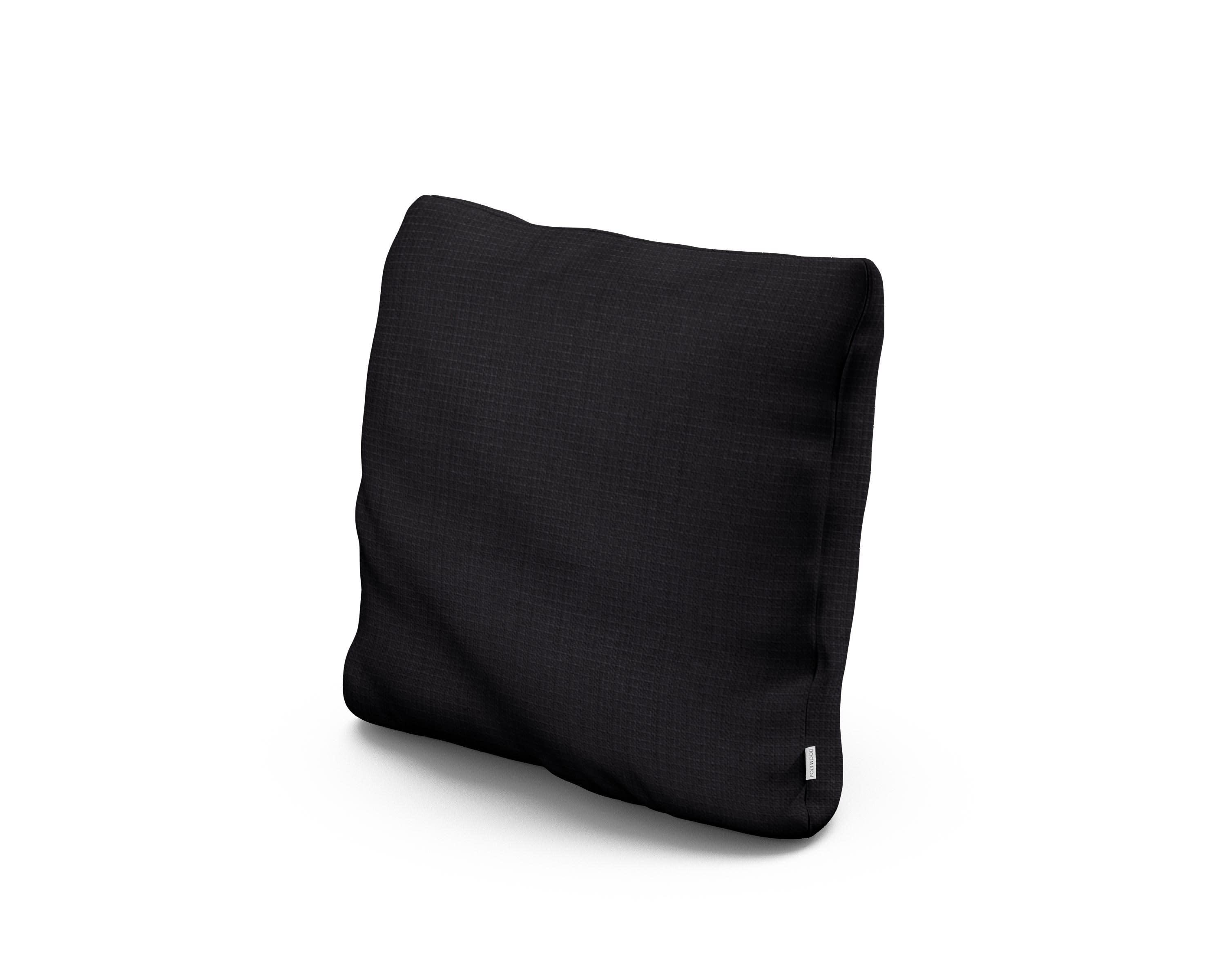 16" Outdoor Throw Pillow in Midnight Linen
