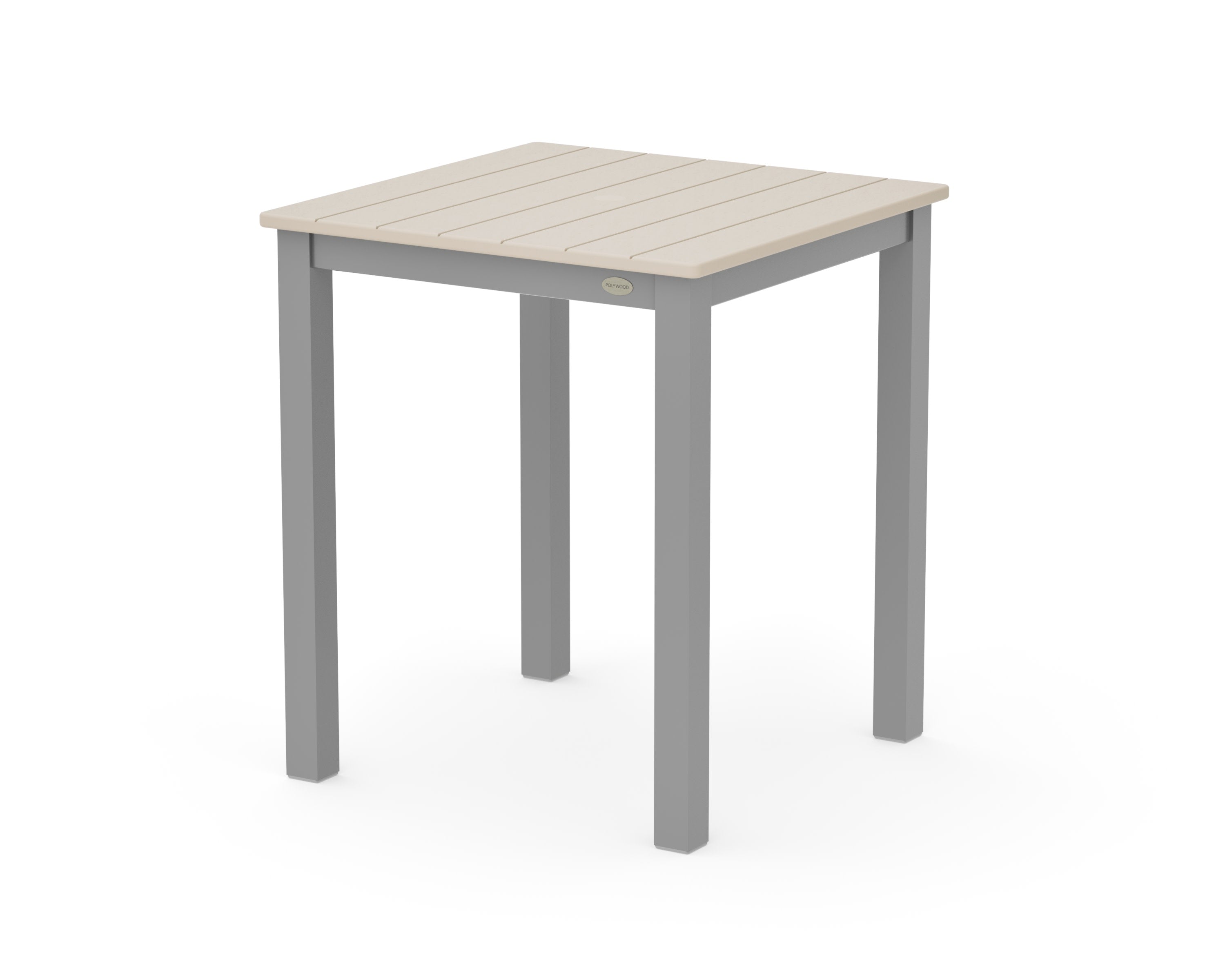 Main Street 26 x 26 Dining Table in Silver / Sand