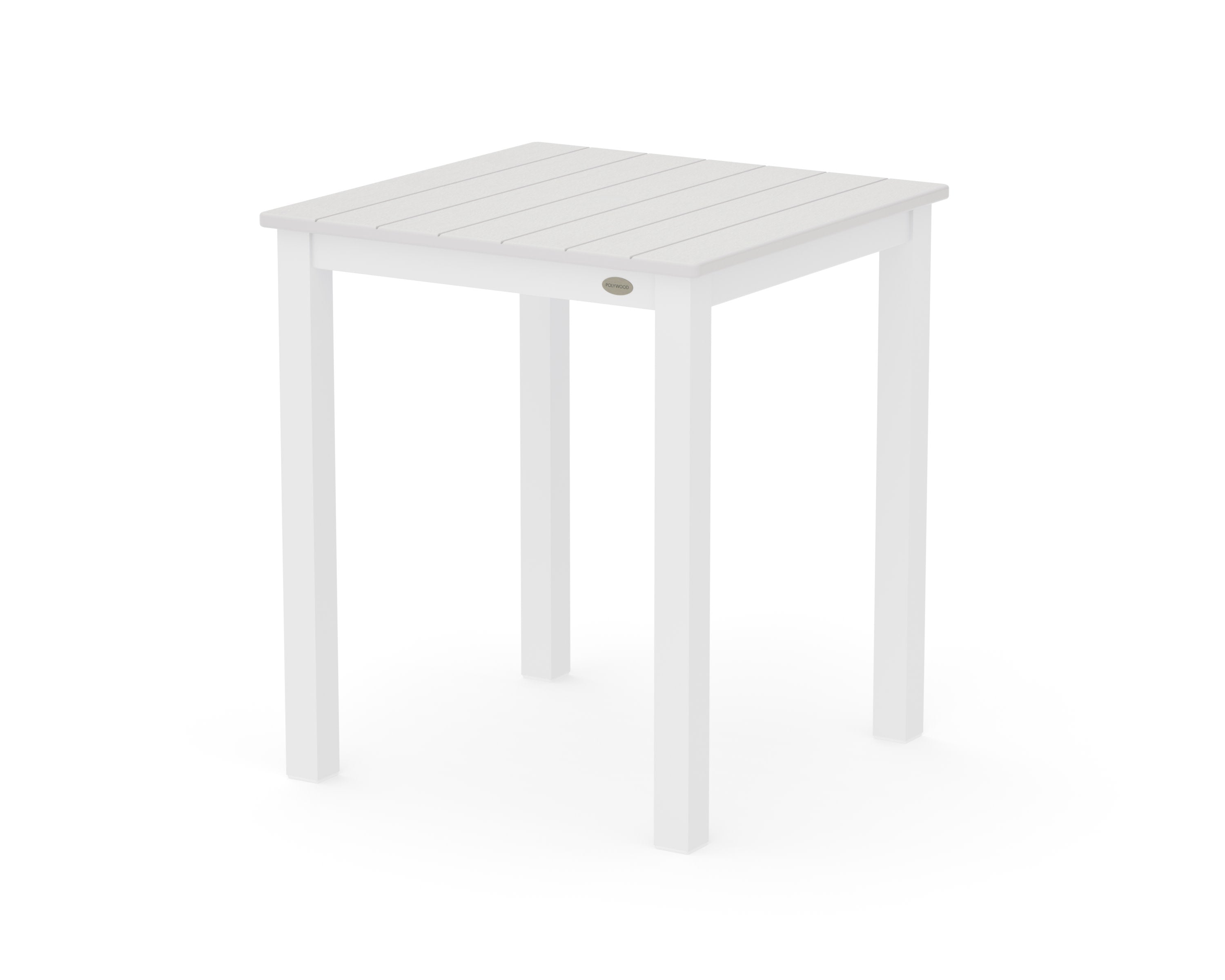 Main Street 26 x 26 Dining Table in White / Vintage White