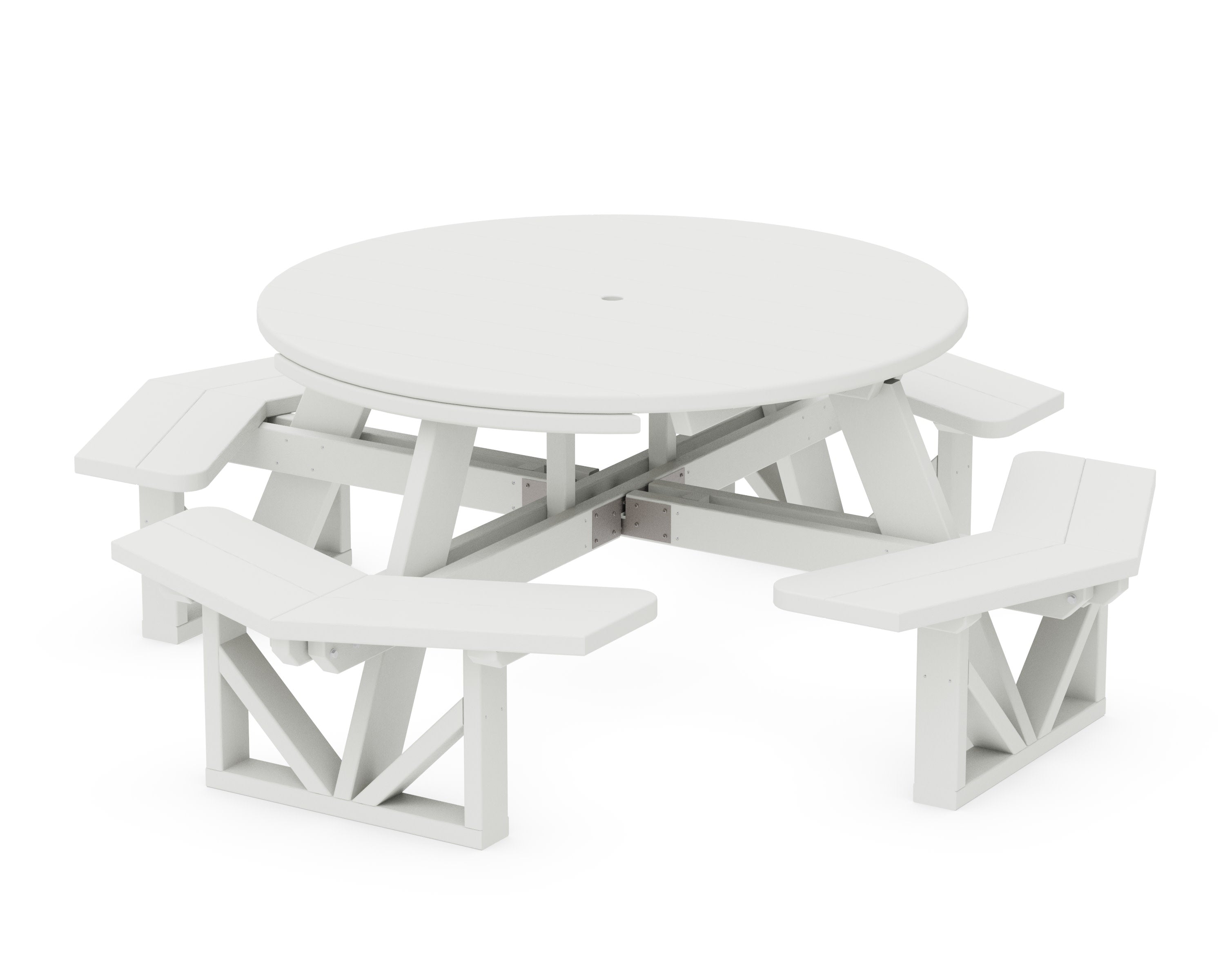 Park 53" Octagon Table in Vintage White