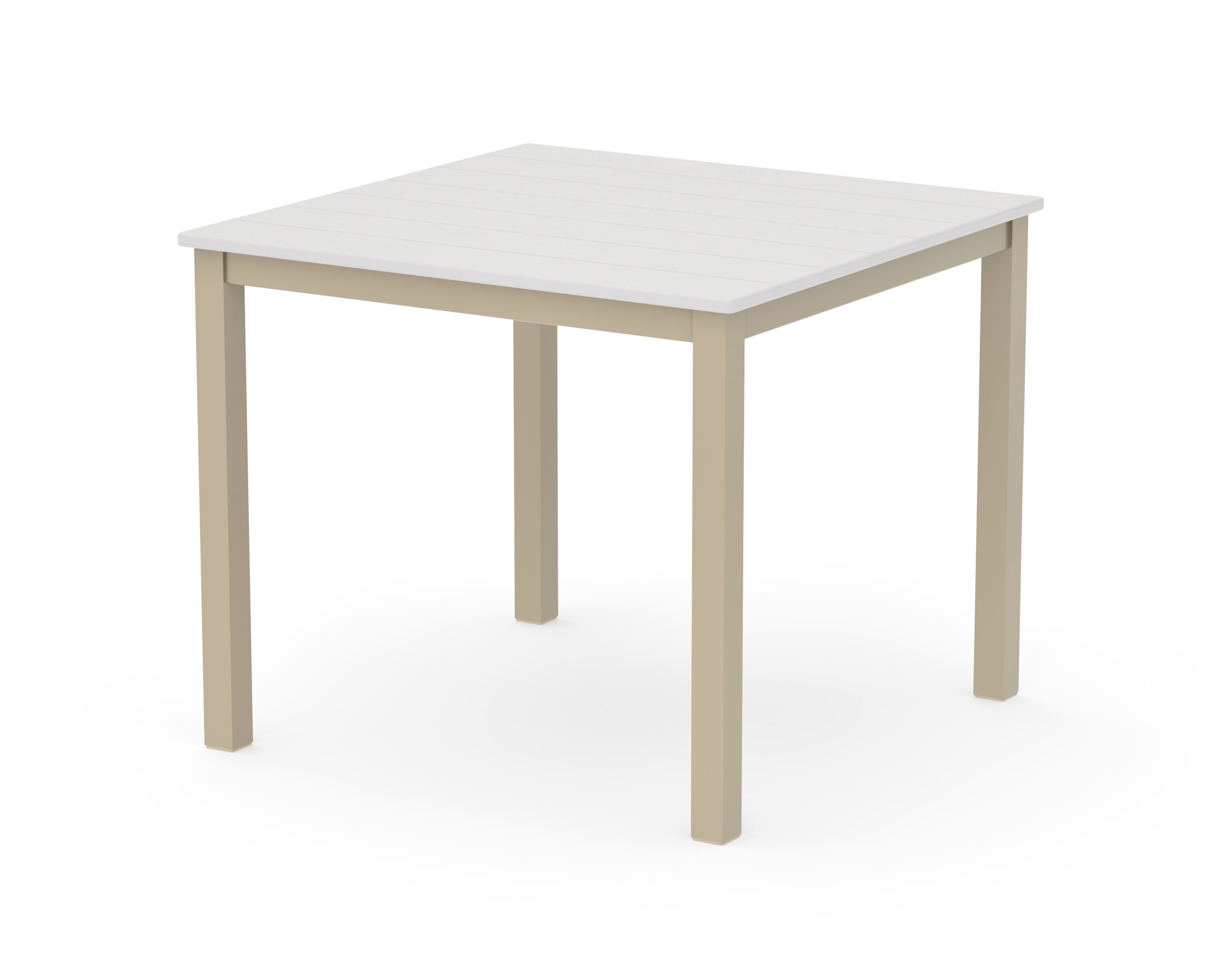 Main Street 36" x 36" Dining Table in Sand / Vintage White