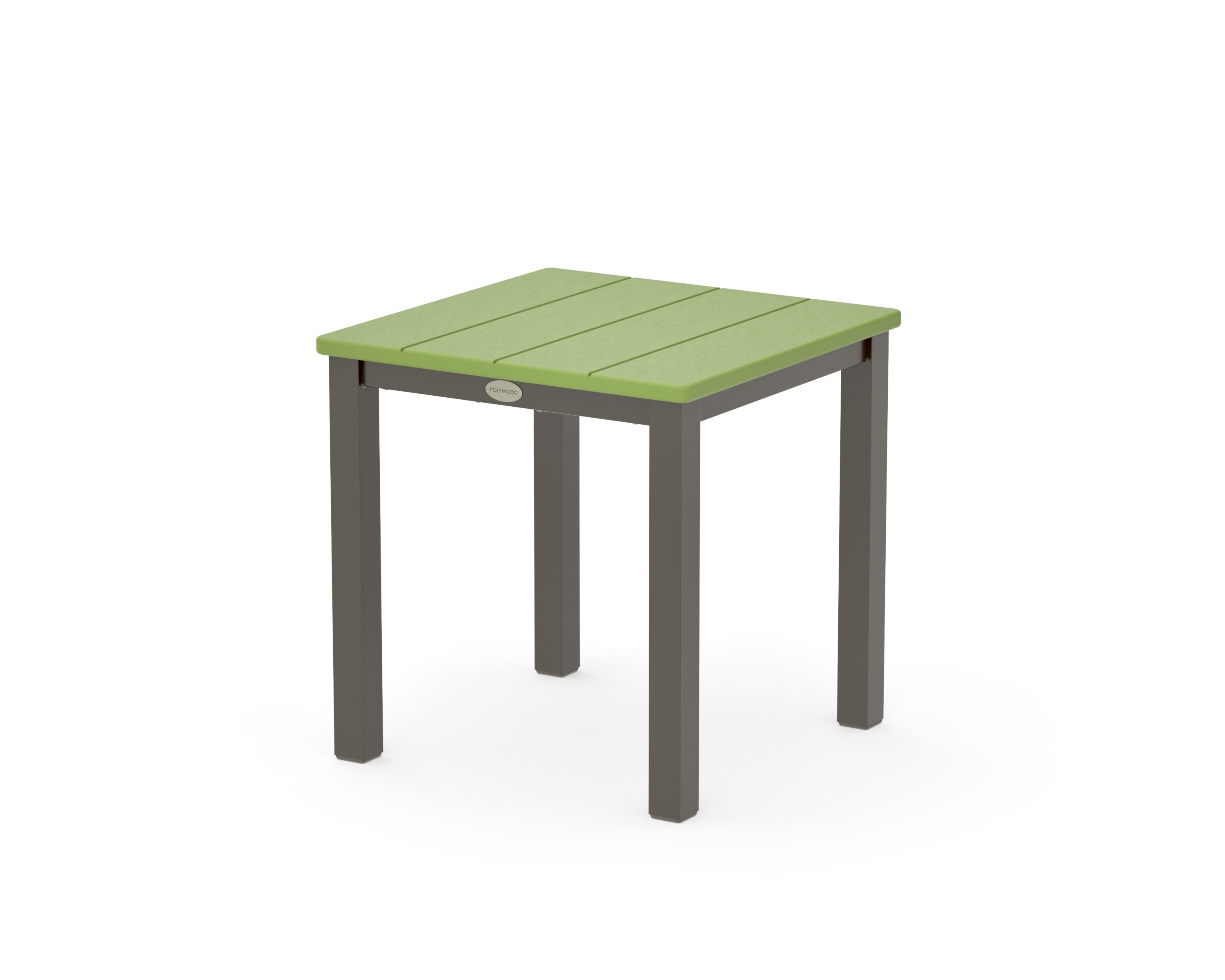 Main Street 18" Side Table in Bronze / Lime