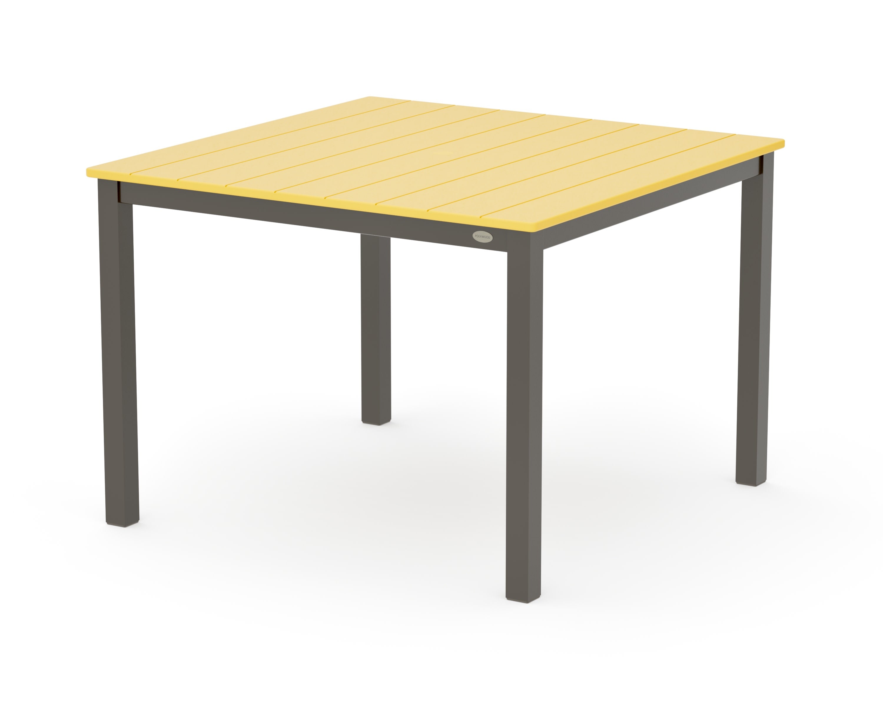 Main Street 42 x 42 Dining Table in Bronze / Lemon