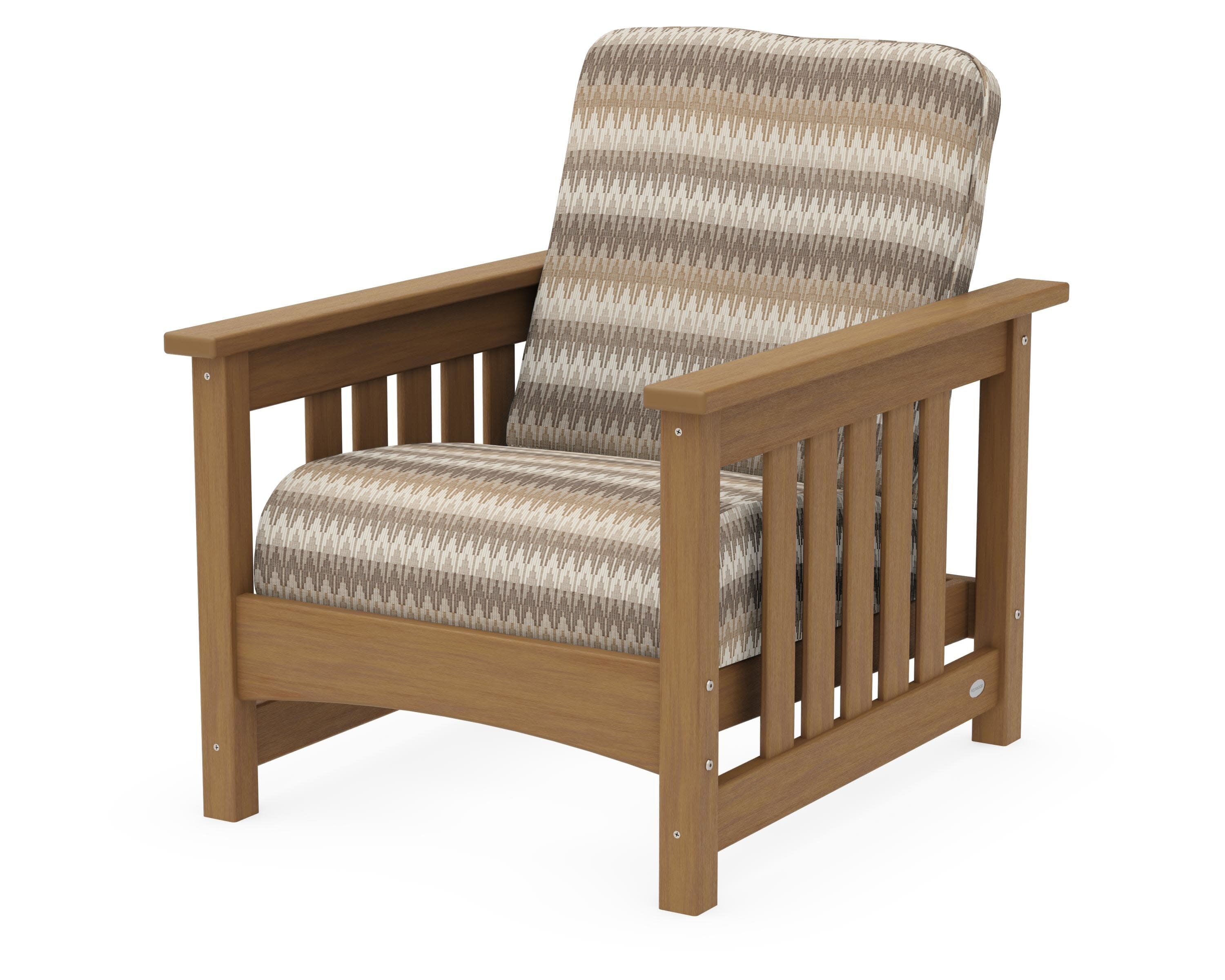 Club Mission Chair in Natural / Valley Dune