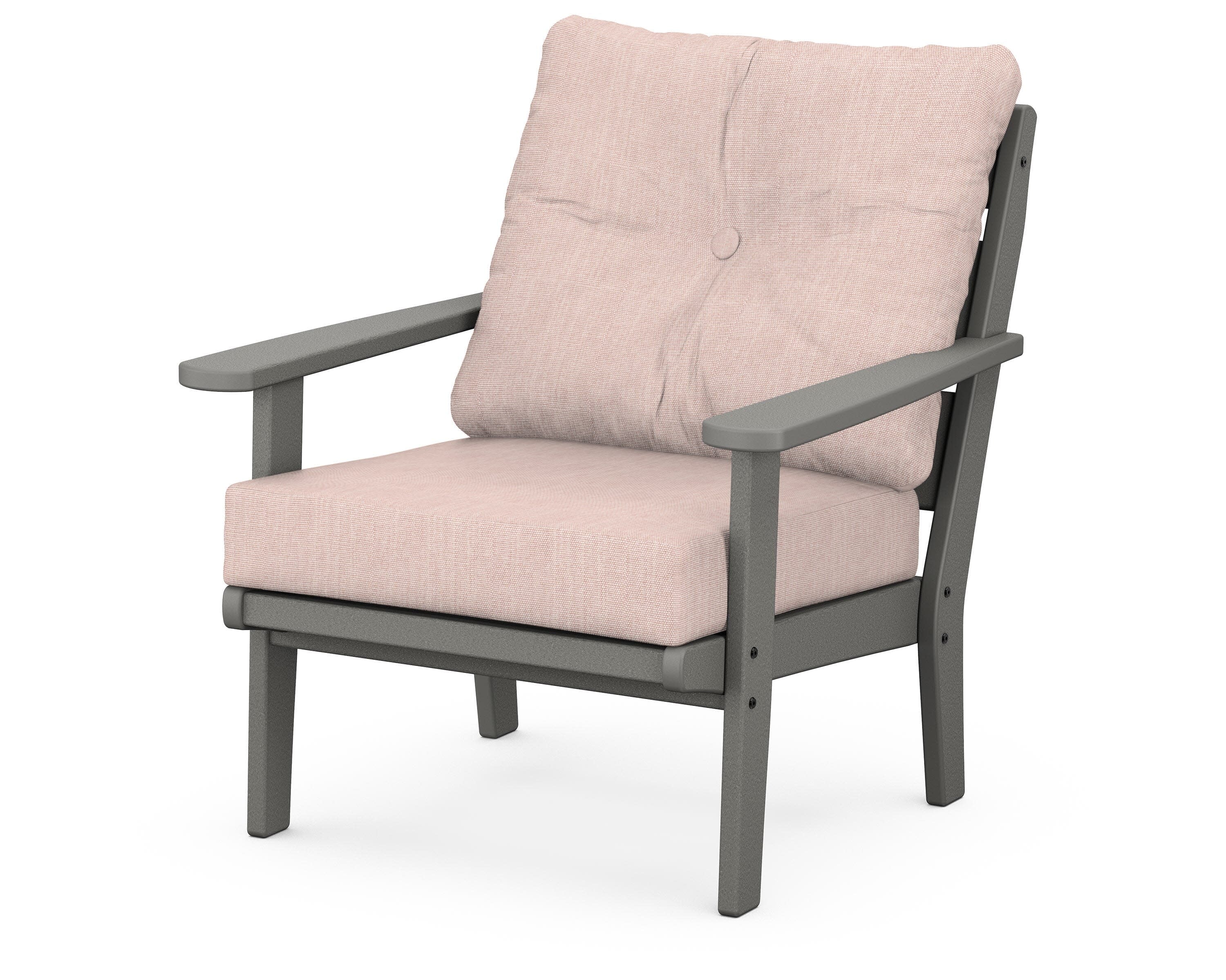 Lakeside Deep Seating Chair in Slate Grey / Play Cameo