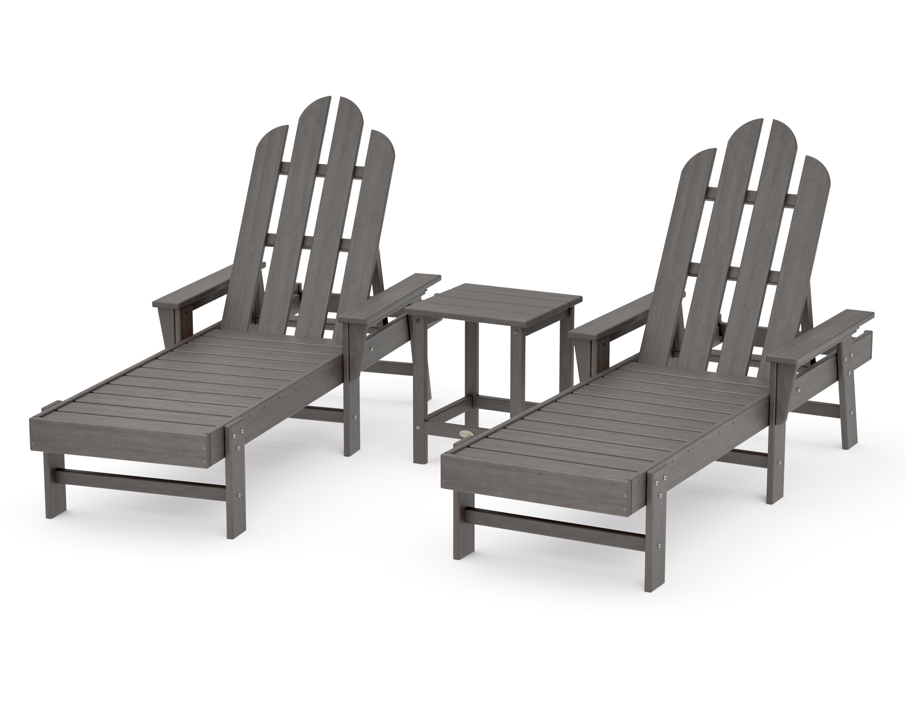 Long Island Chaise 3-Piece Set in Driftwood