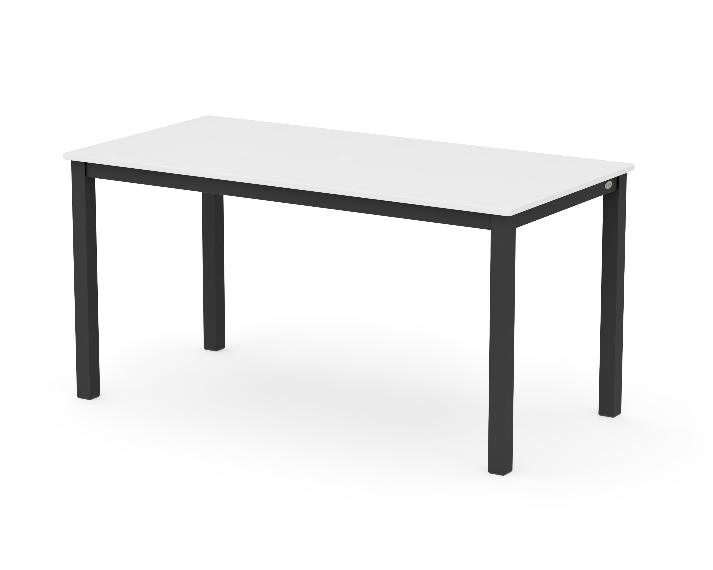 Main Street 30 x 60 Dining Table in Black / White